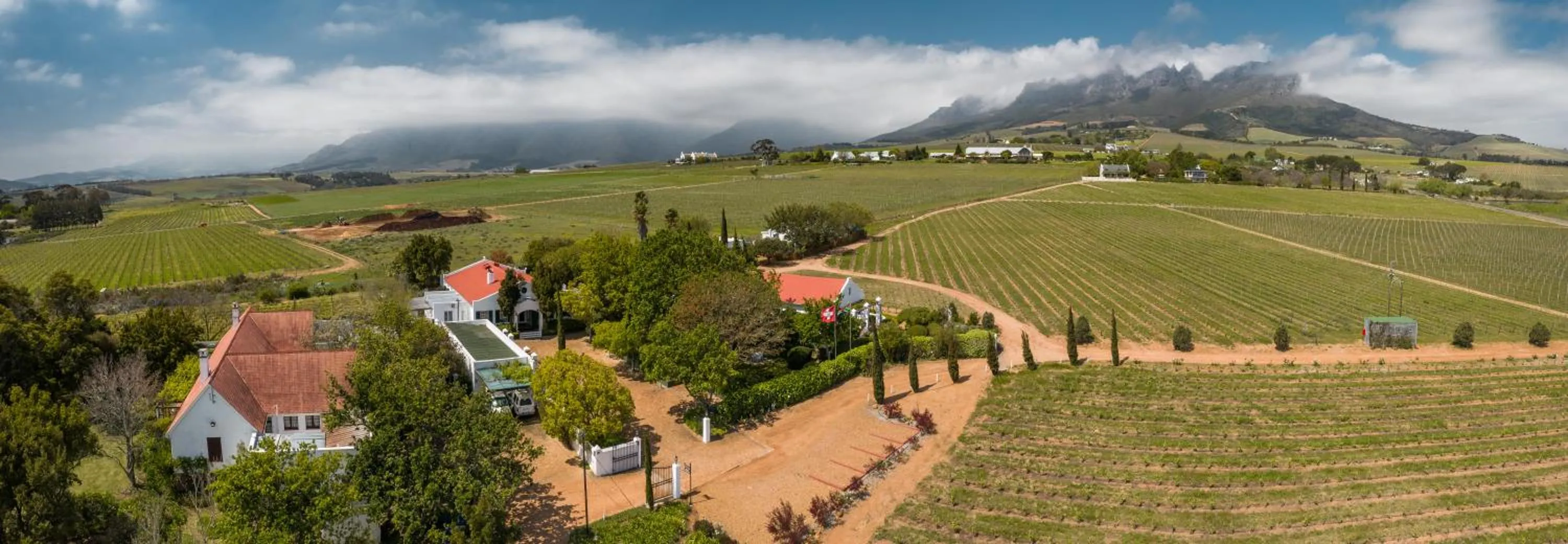 Bird's eye view in Eikendal Lodge