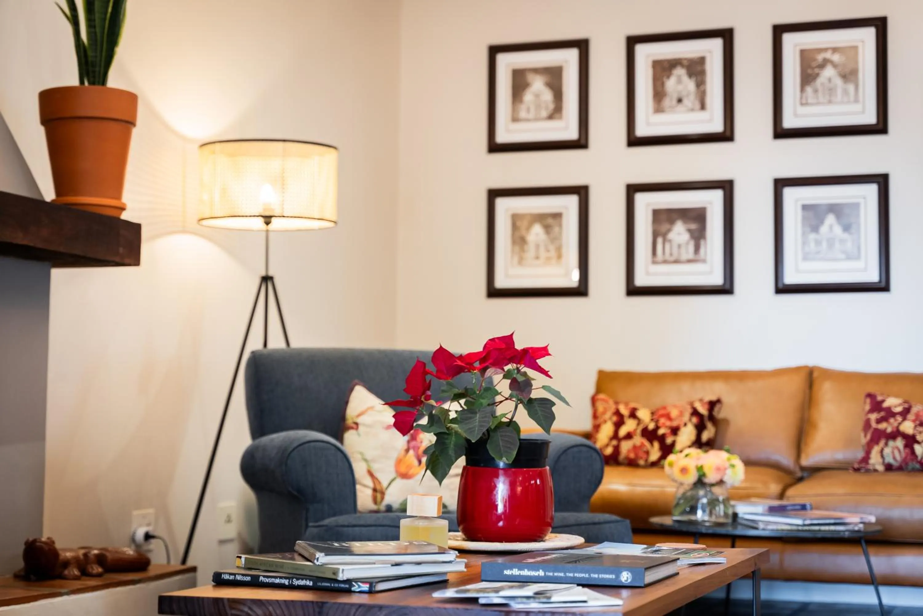 Living room in Eikendal Lodge
