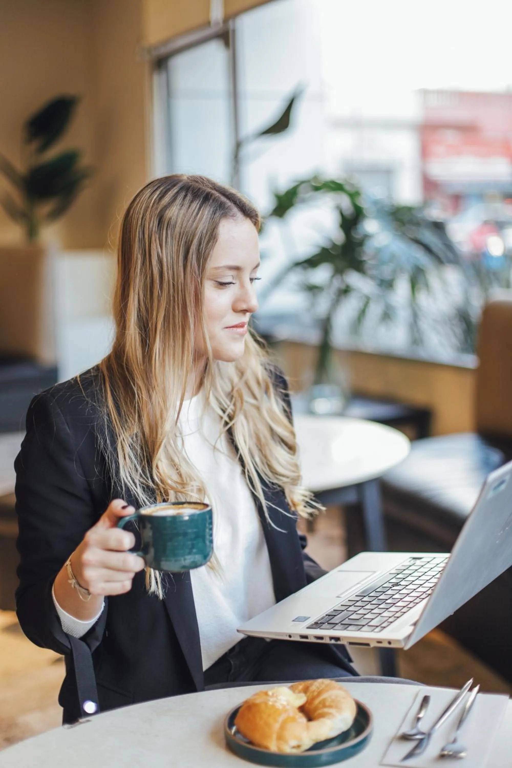People in Plaza Real Suites Hotel