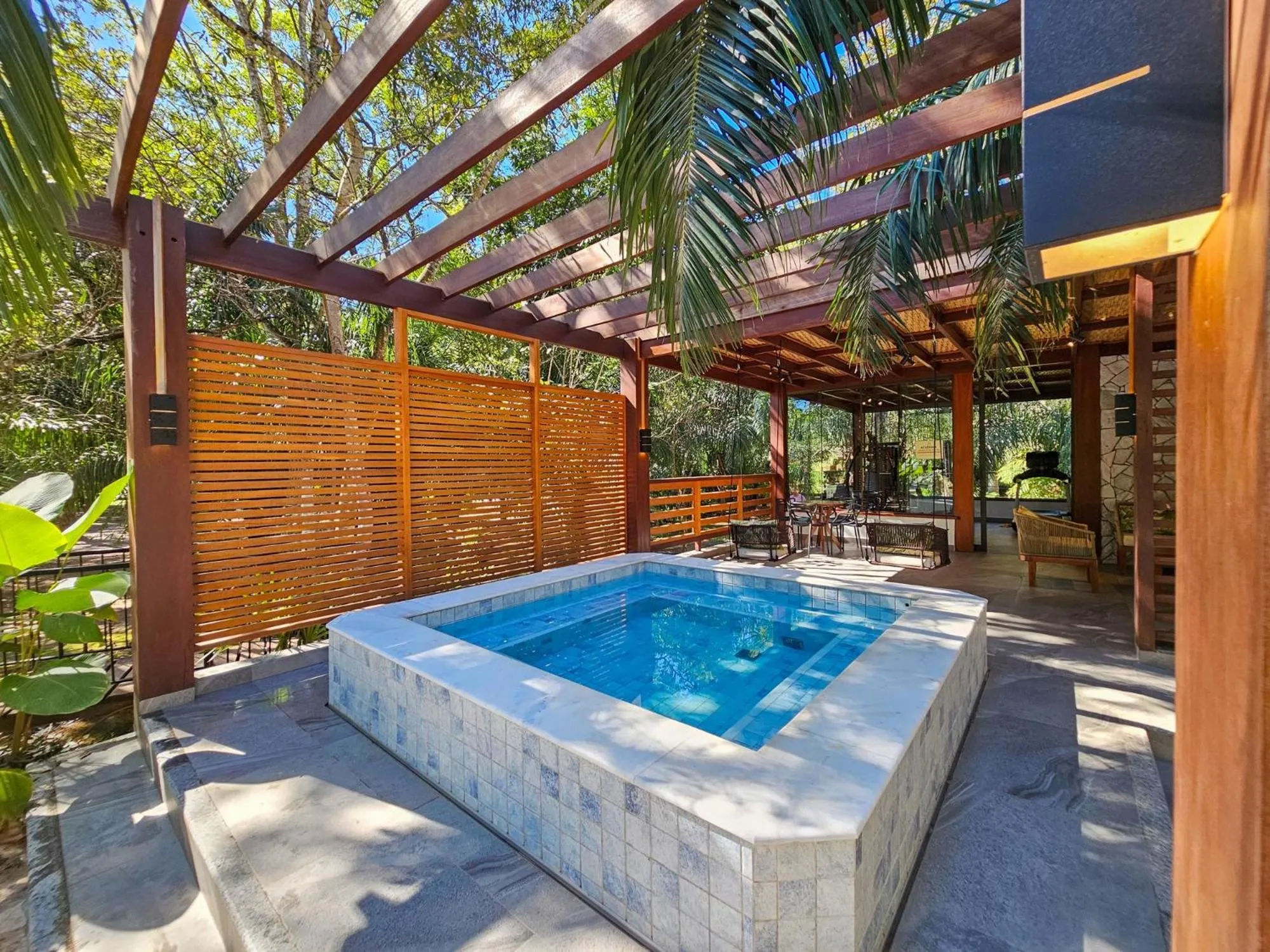 Hot Tub in Hotel Cabanas