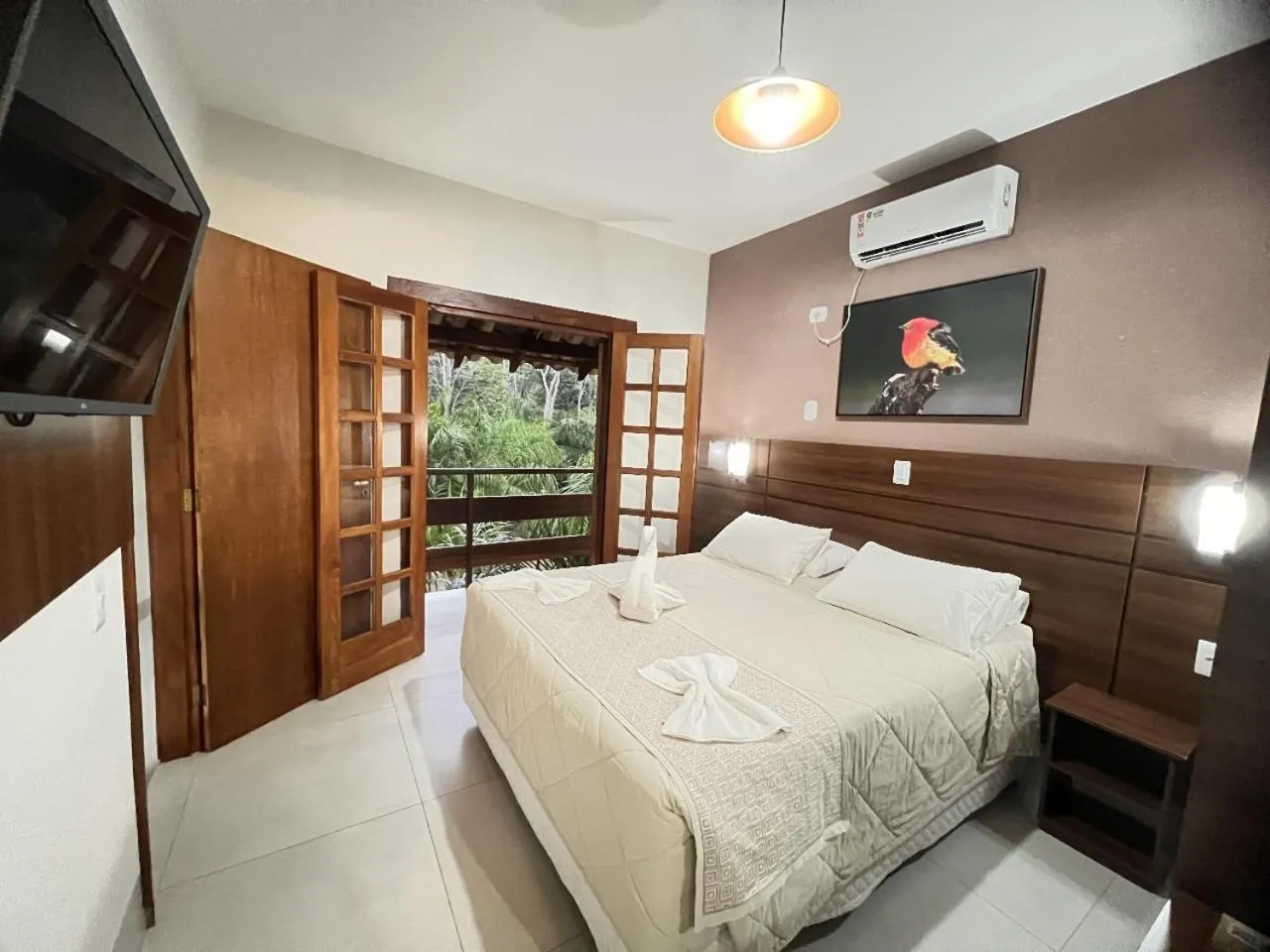 Bed in Hotel Cabanas