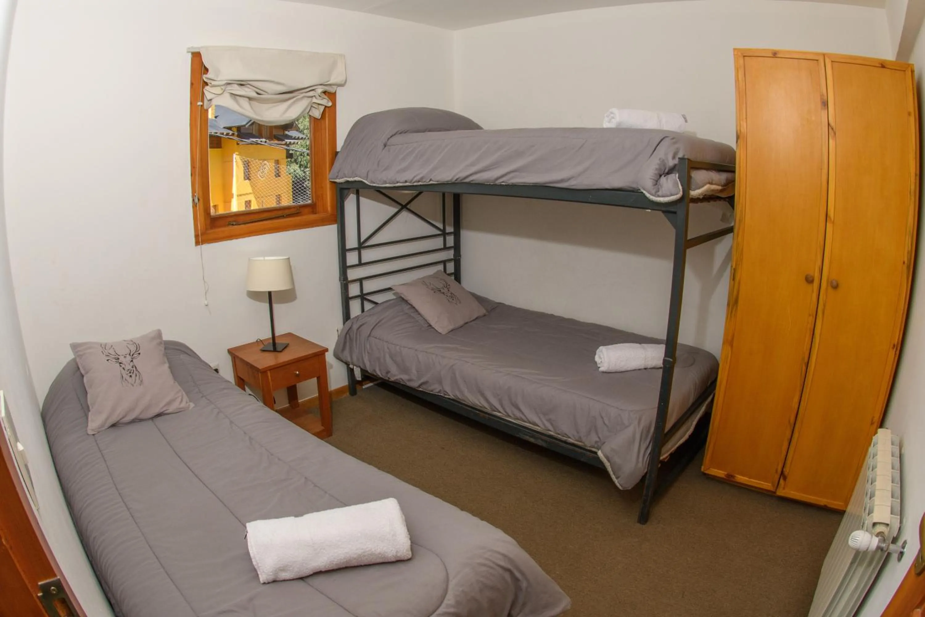 Bedroom, Bed in Complejo Base 41