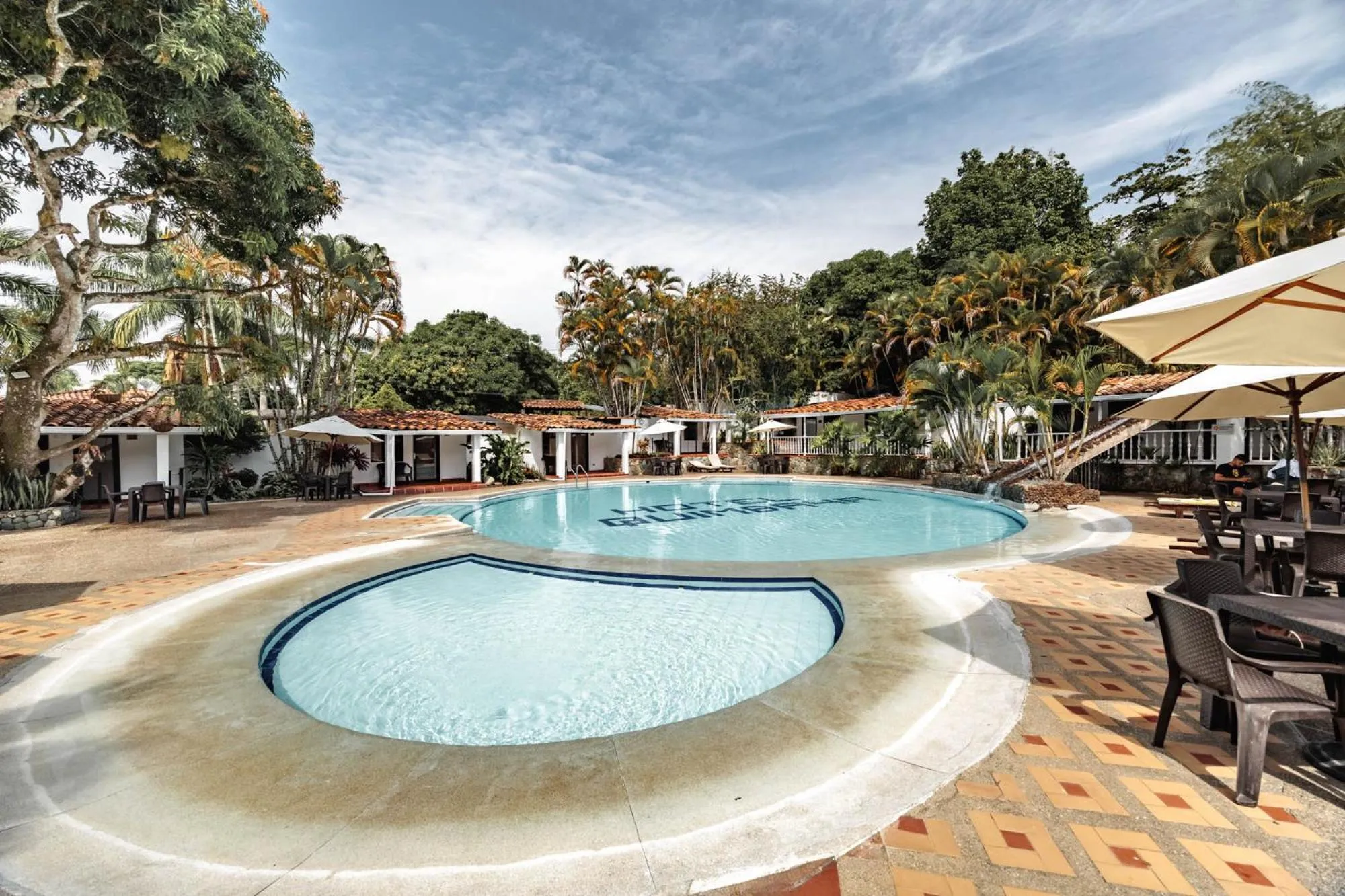 Swimming pool in Hotel Quimbaya