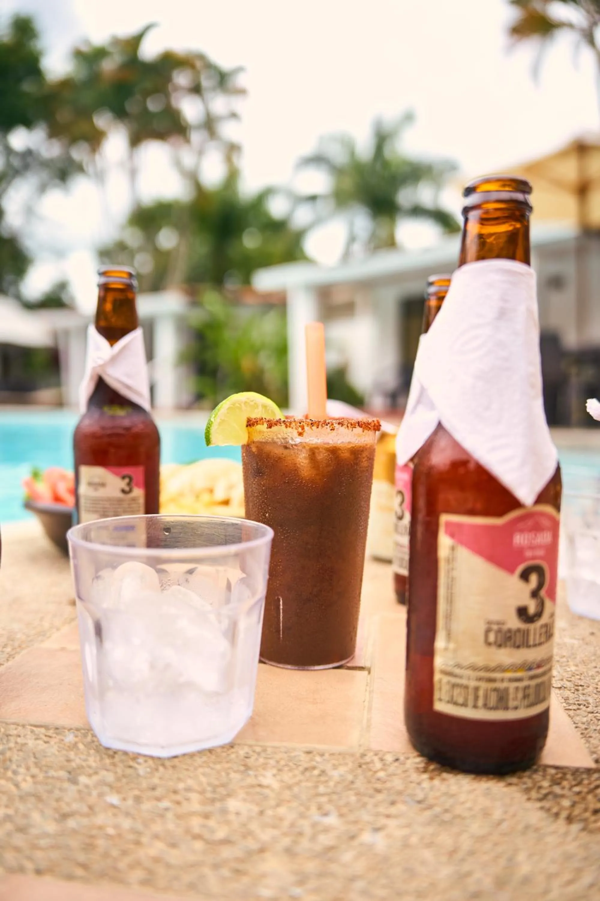 Alcoholic drinks in Hotel Quimbaya