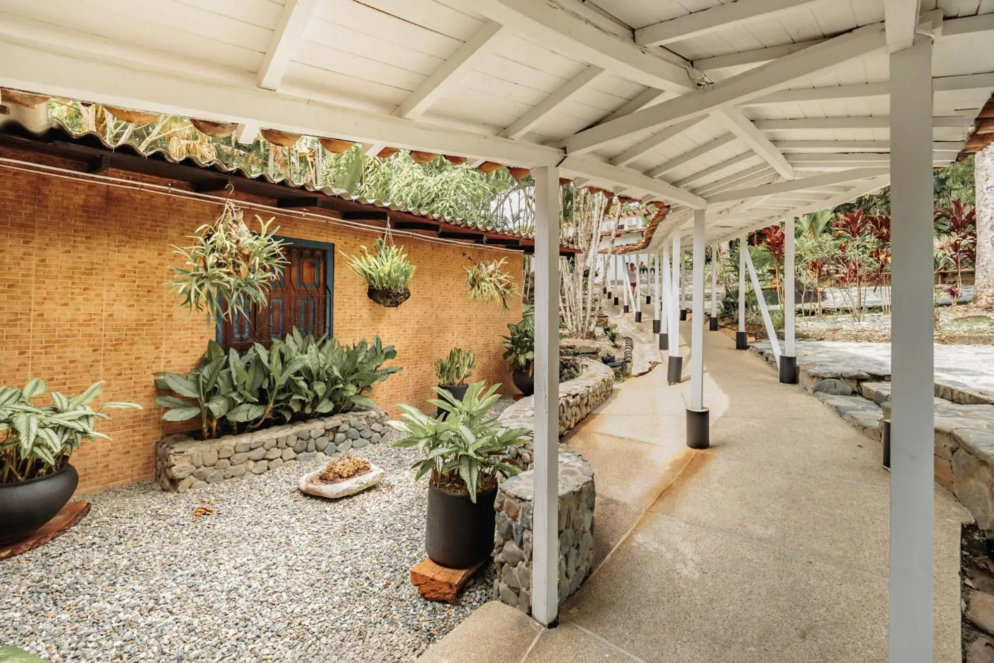Patio in Hotel Quimbaya