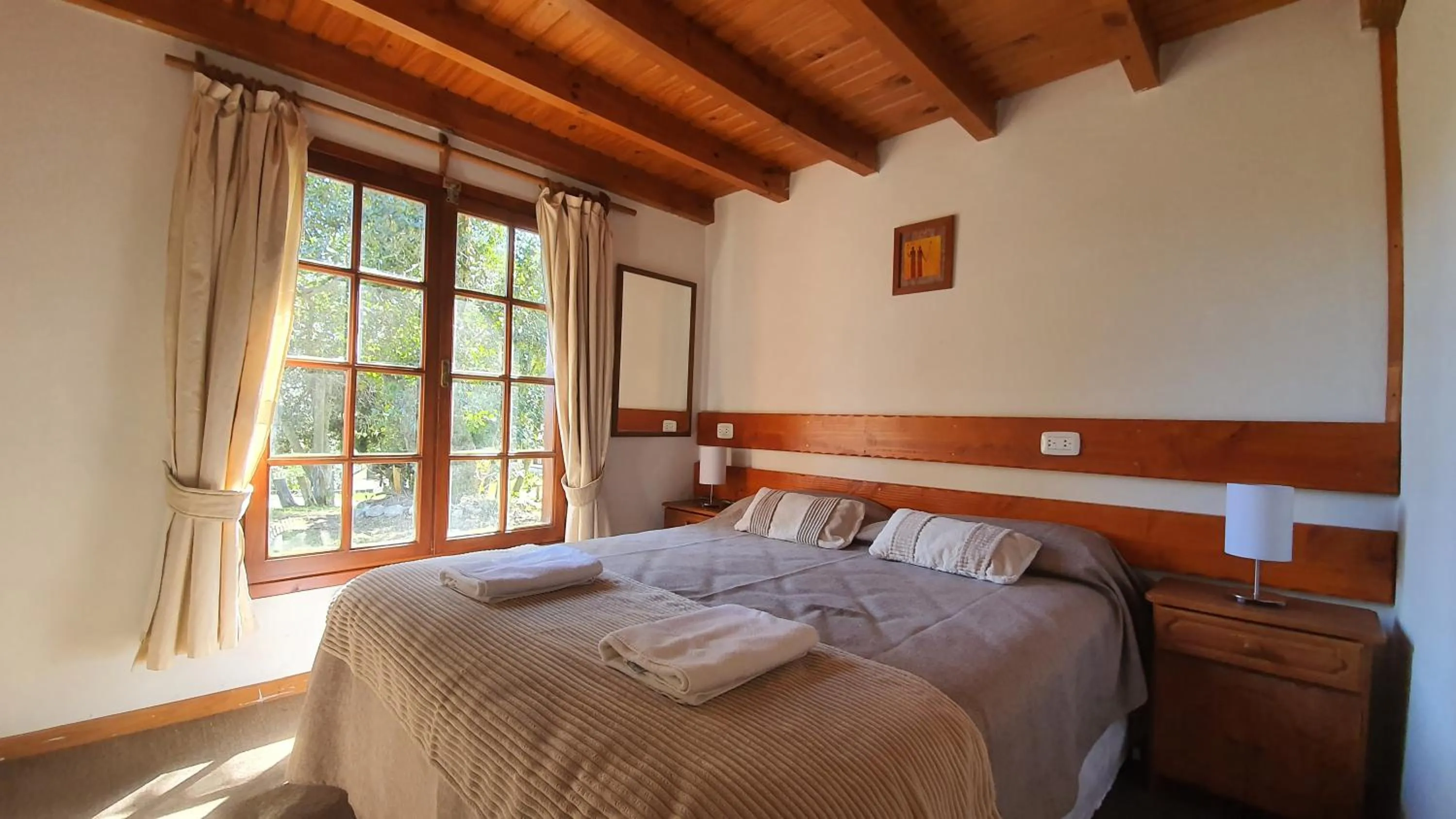 Bed in Cabañas & Aparts Lancuyen, Villa de Montaña