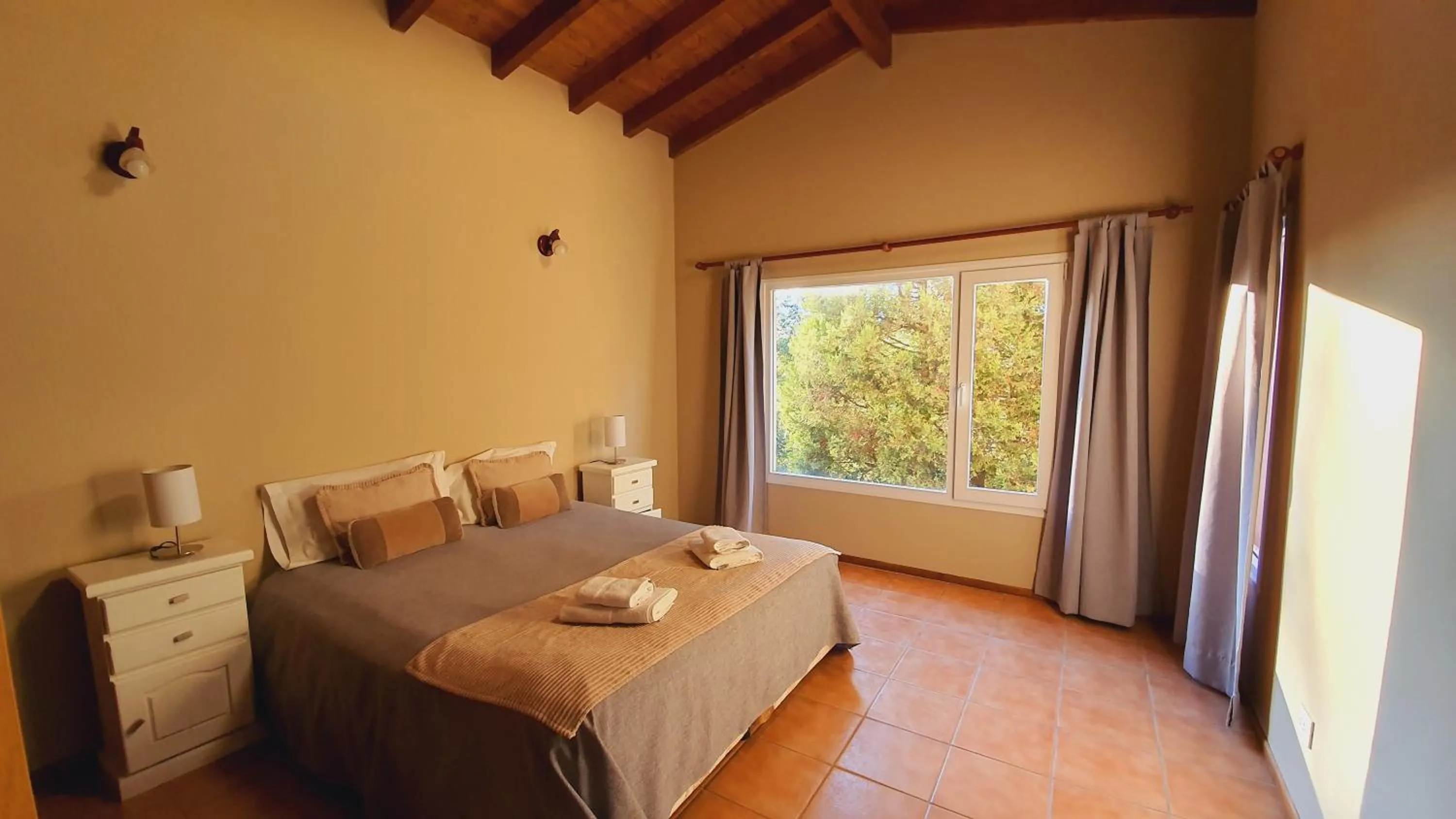 Bed in Cabañas & Aparts Lancuyen, Villa de Montaña