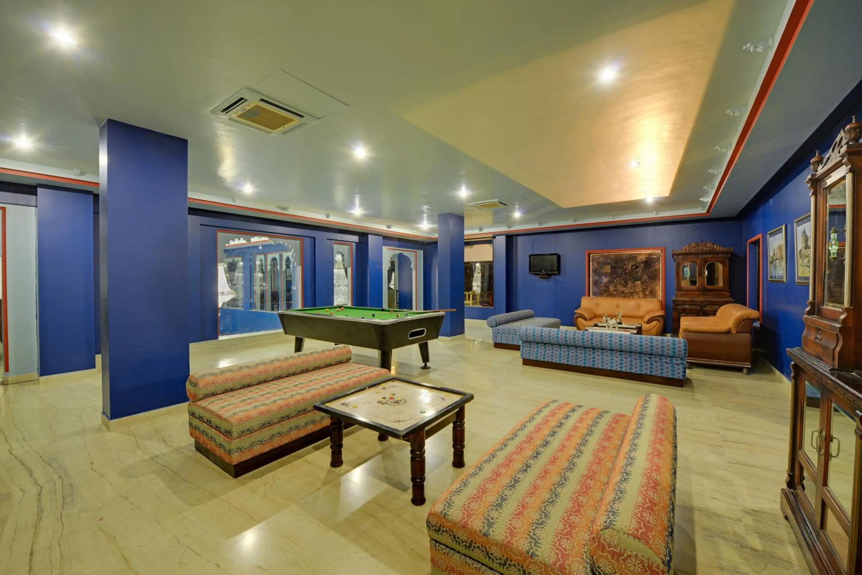 Game Room in jüSTa Lake Nahargarh Palace, Chittorgarh