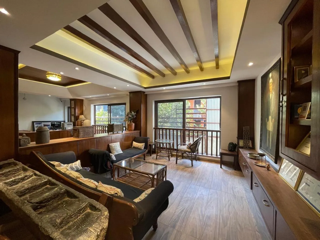 Living room in Ambassador Garden Home