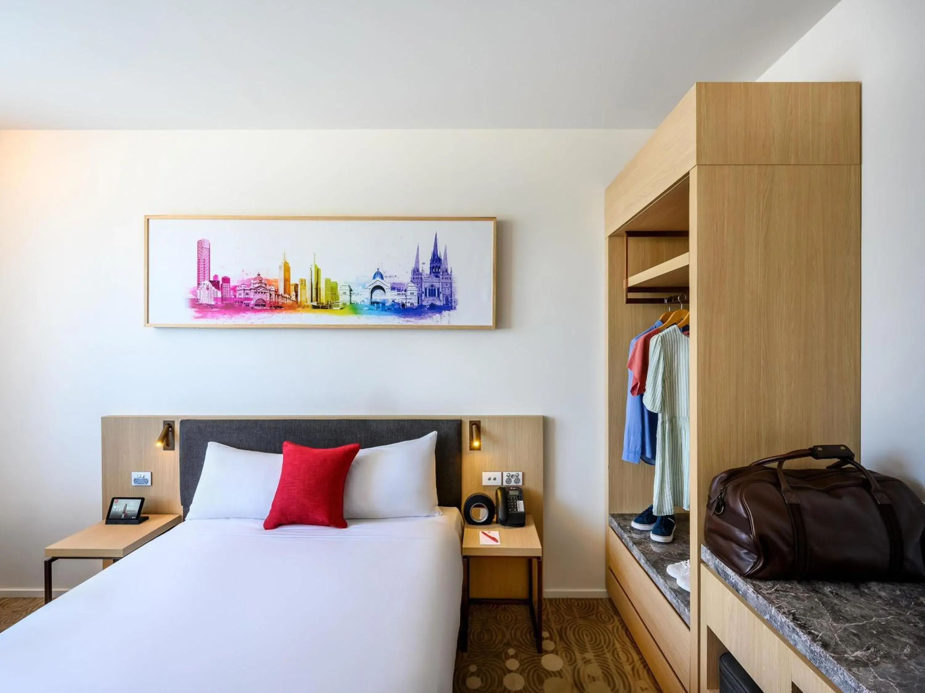 Bedroom, Bed in ibis Melbourne Central Bedroom, Bed in ibis Melbourne Central