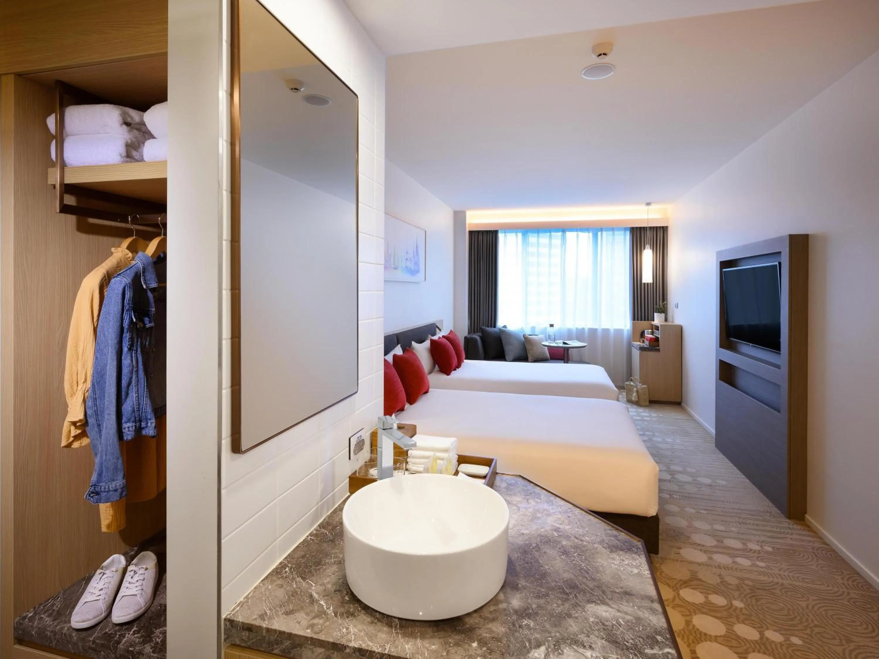 Bedroom, Bed in ibis Melbourne Central