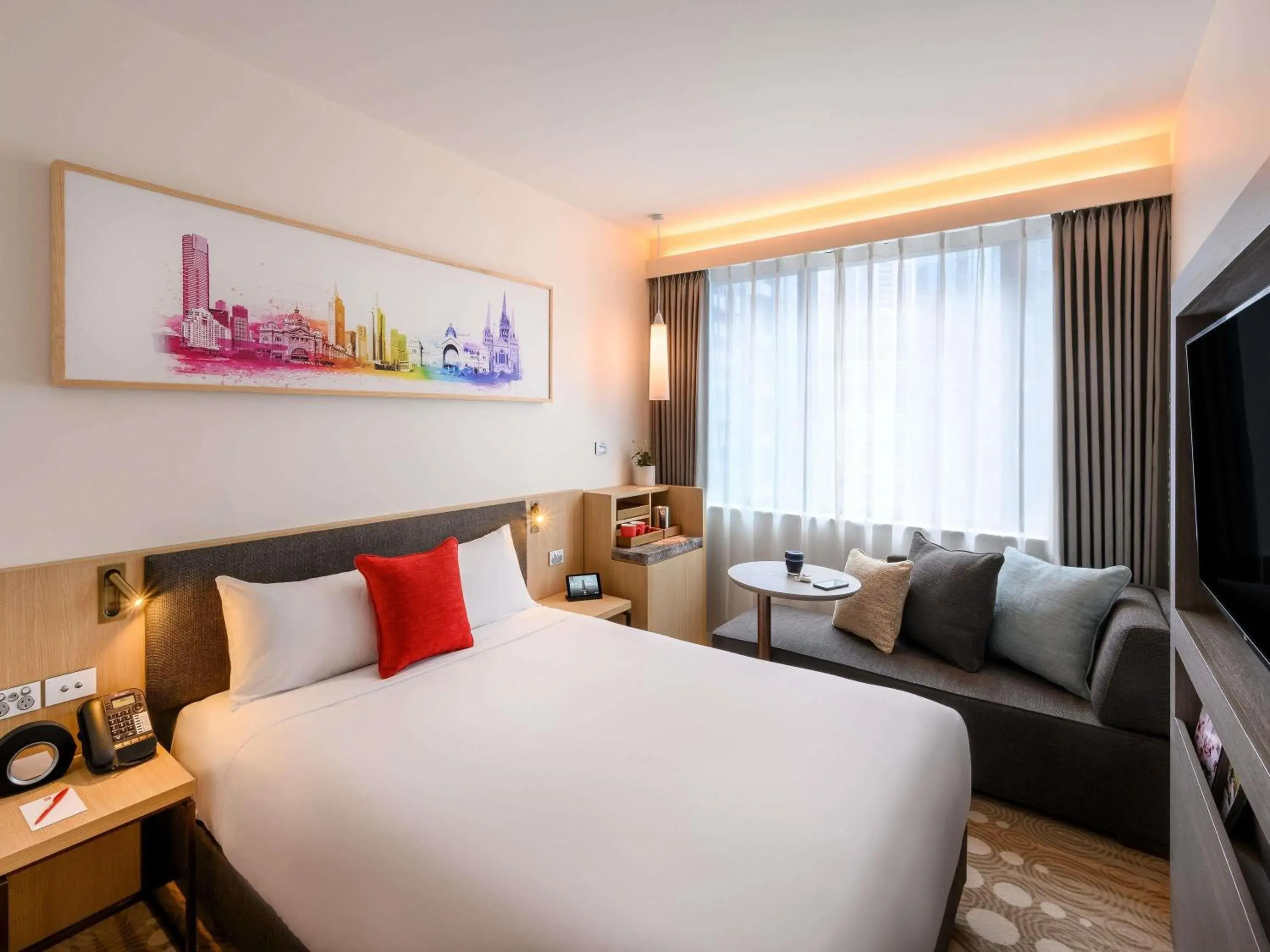 Property building, Bed in ibis Melbourne Central Property building, Bed in ibis Melbourne Central