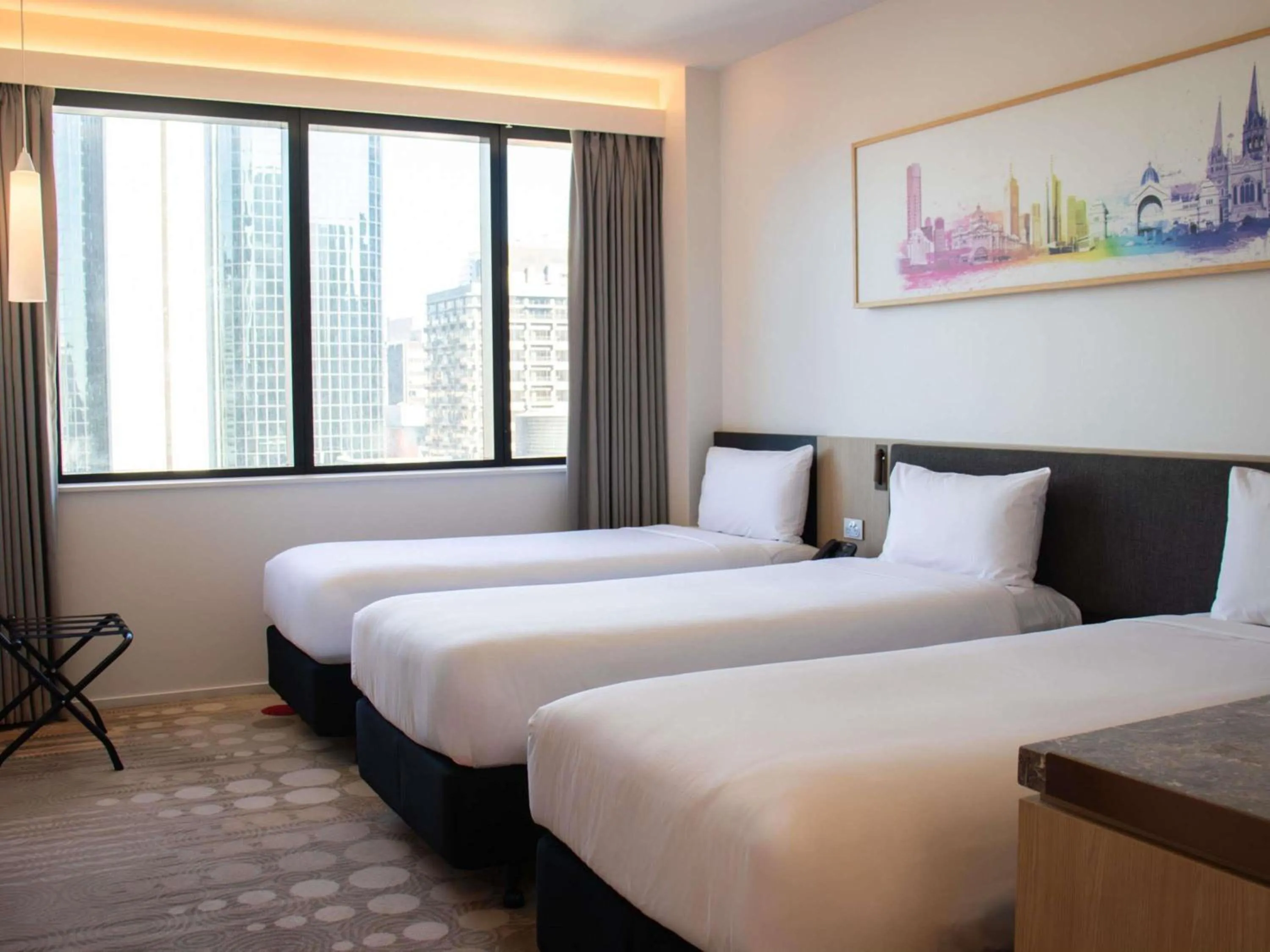 Bedroom, Bed in ibis Melbourne Central