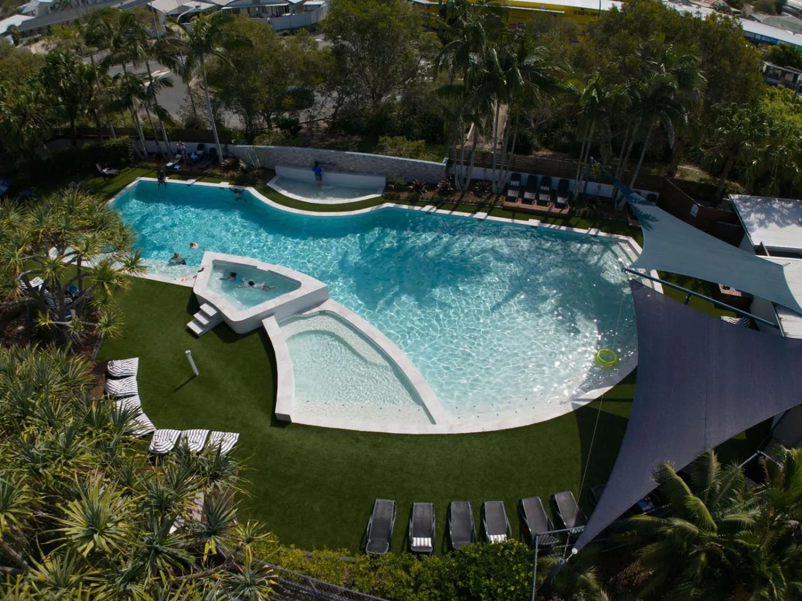 Pool view in Atlantis Marcoola