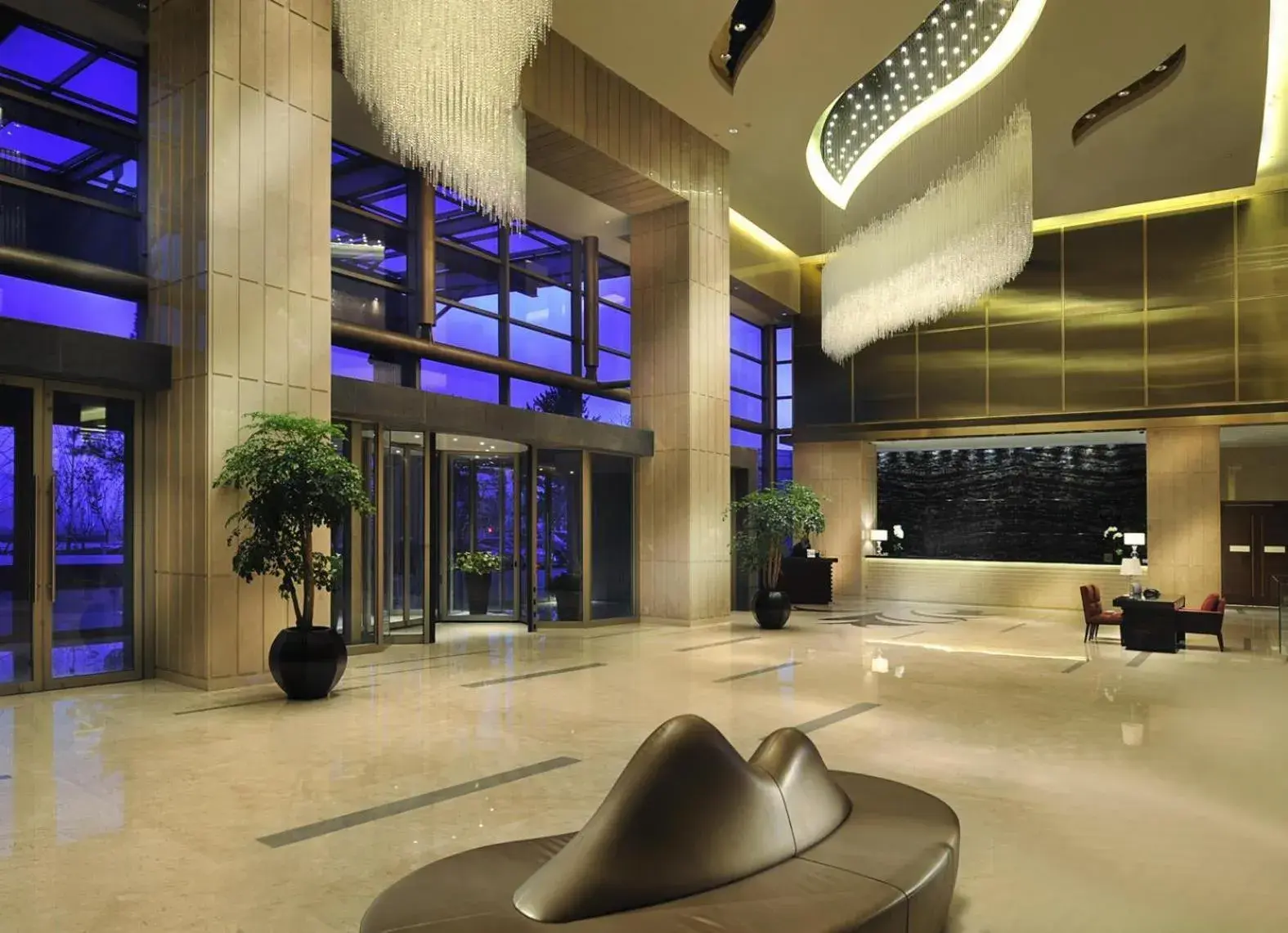 Lobby or reception in Kempinski Hotel Yinchuan Lobby or reception in Kempinski Hotel Yinchuan