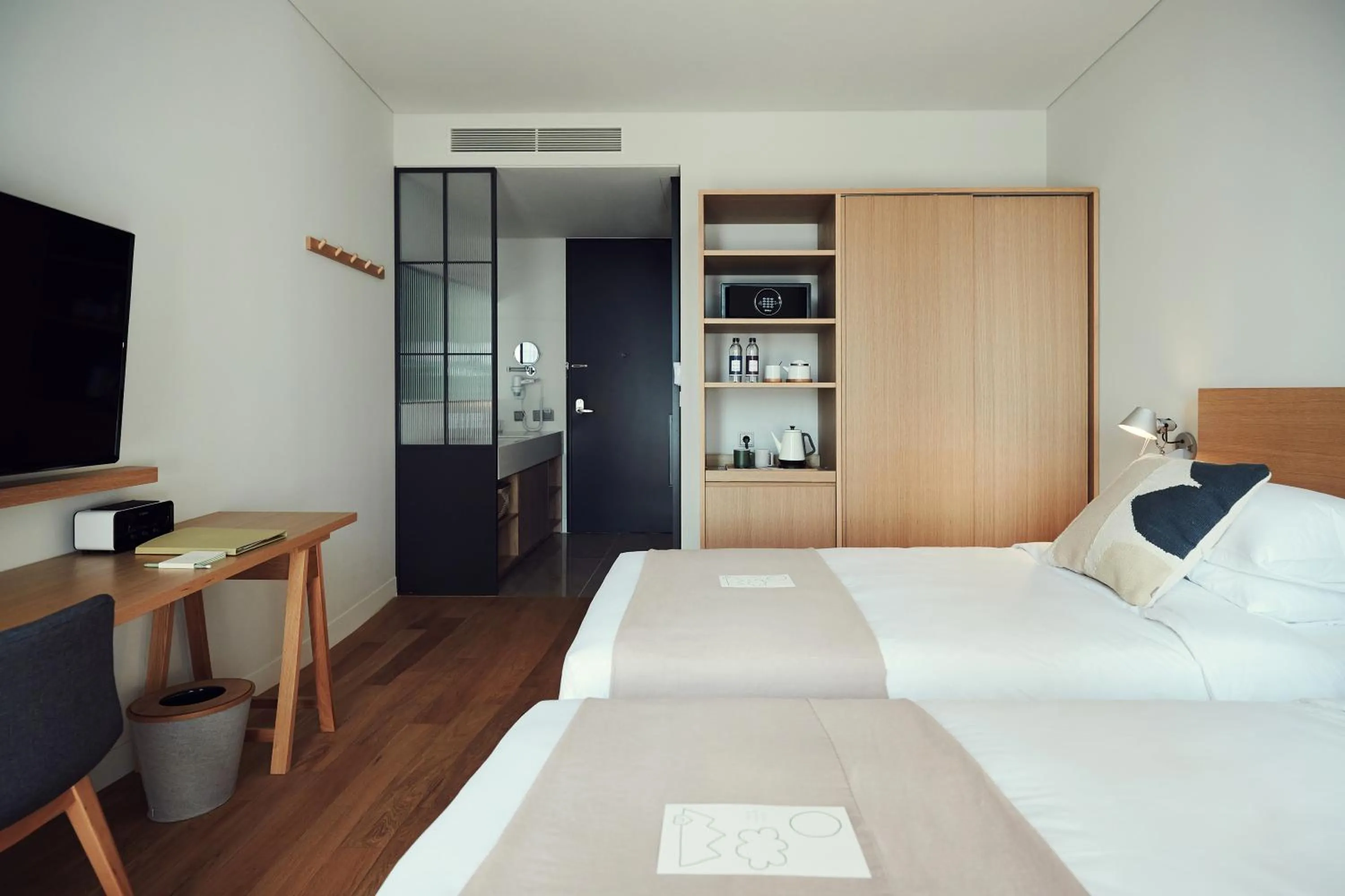 Bed in La Casa hotel Gwangmyeong