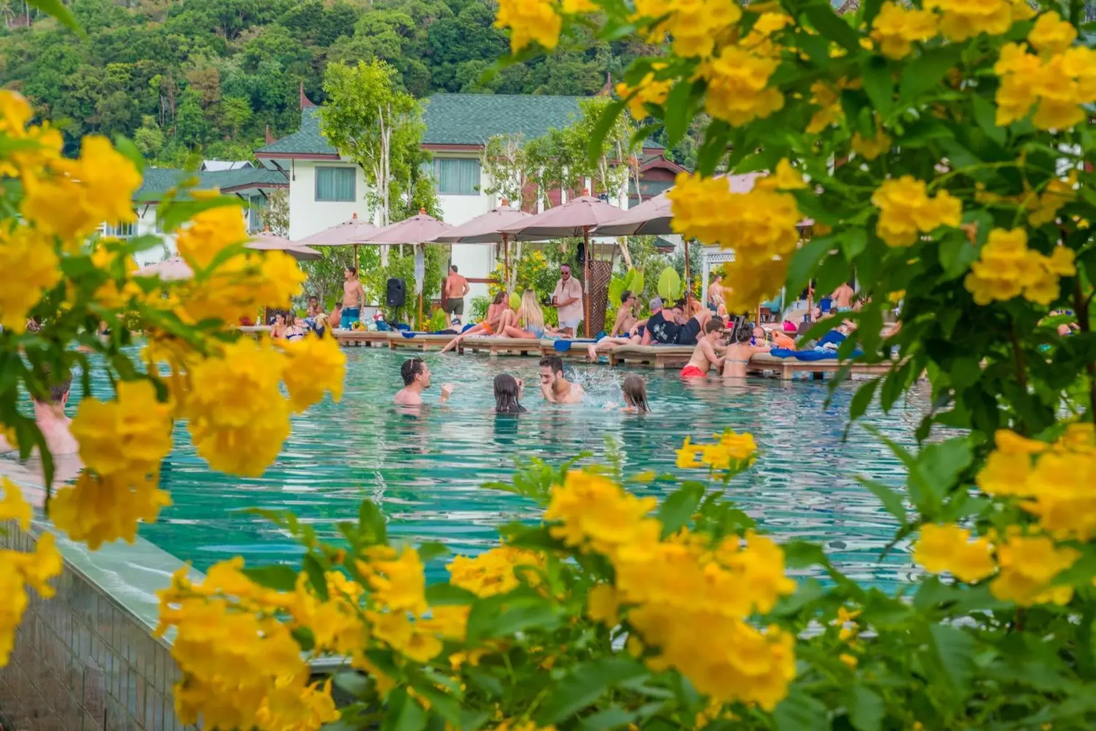 Pool view in PP Charlie Beach Resort Pool view in PP Charlie Beach Resort