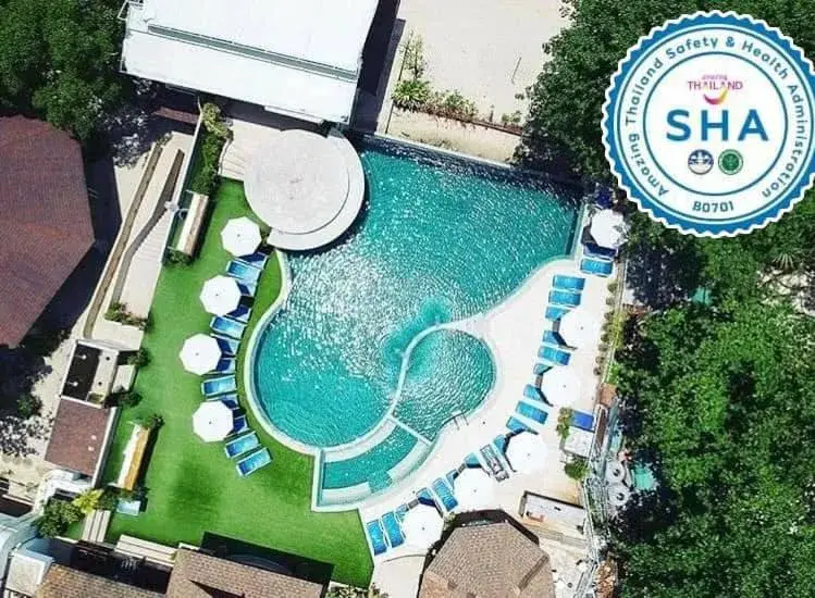 Bird's eye view in PP Charlie Beach Resort Bird's eye view in PP Charlie Beach Resort