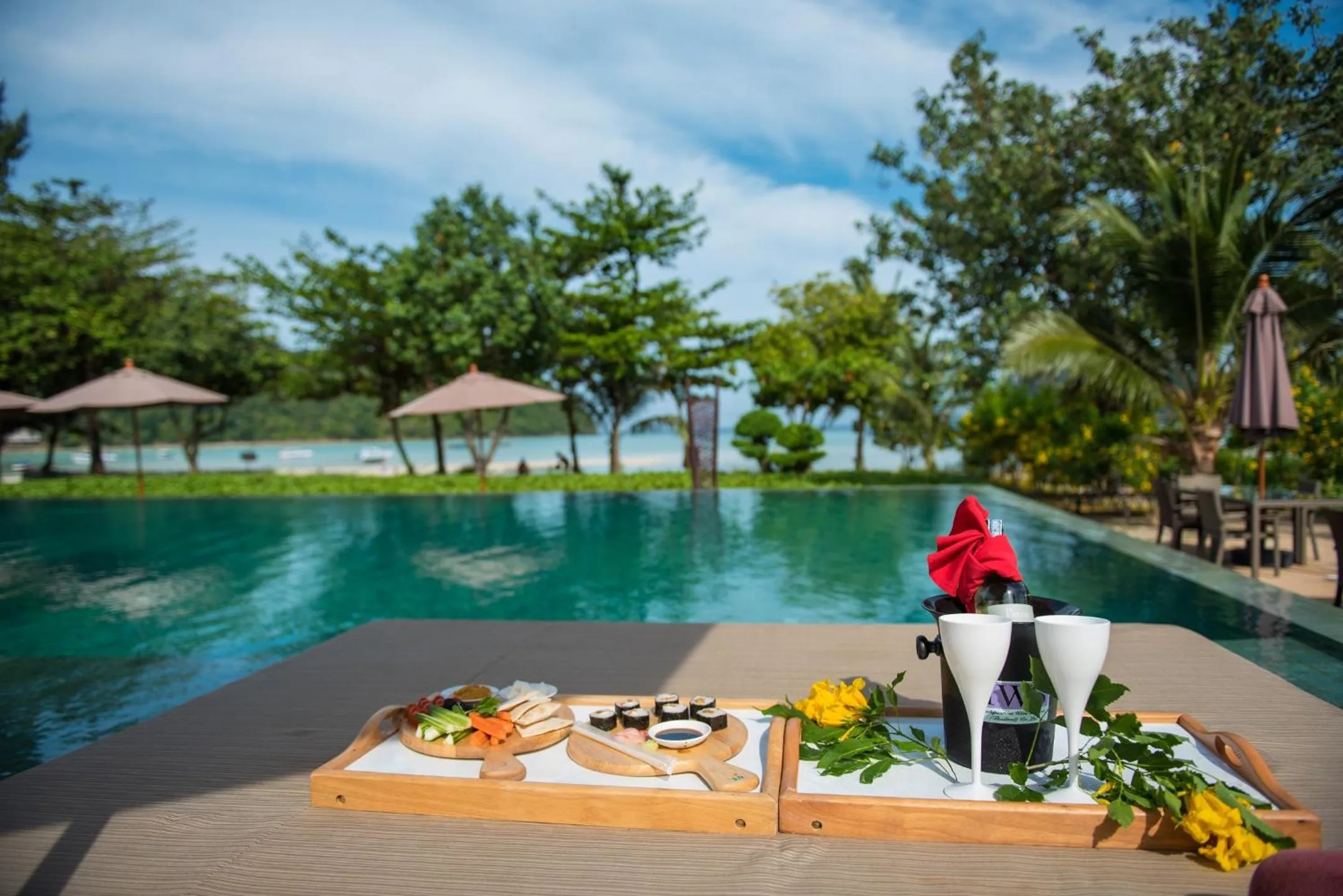 Pool view in PP Charlie Beach Resort