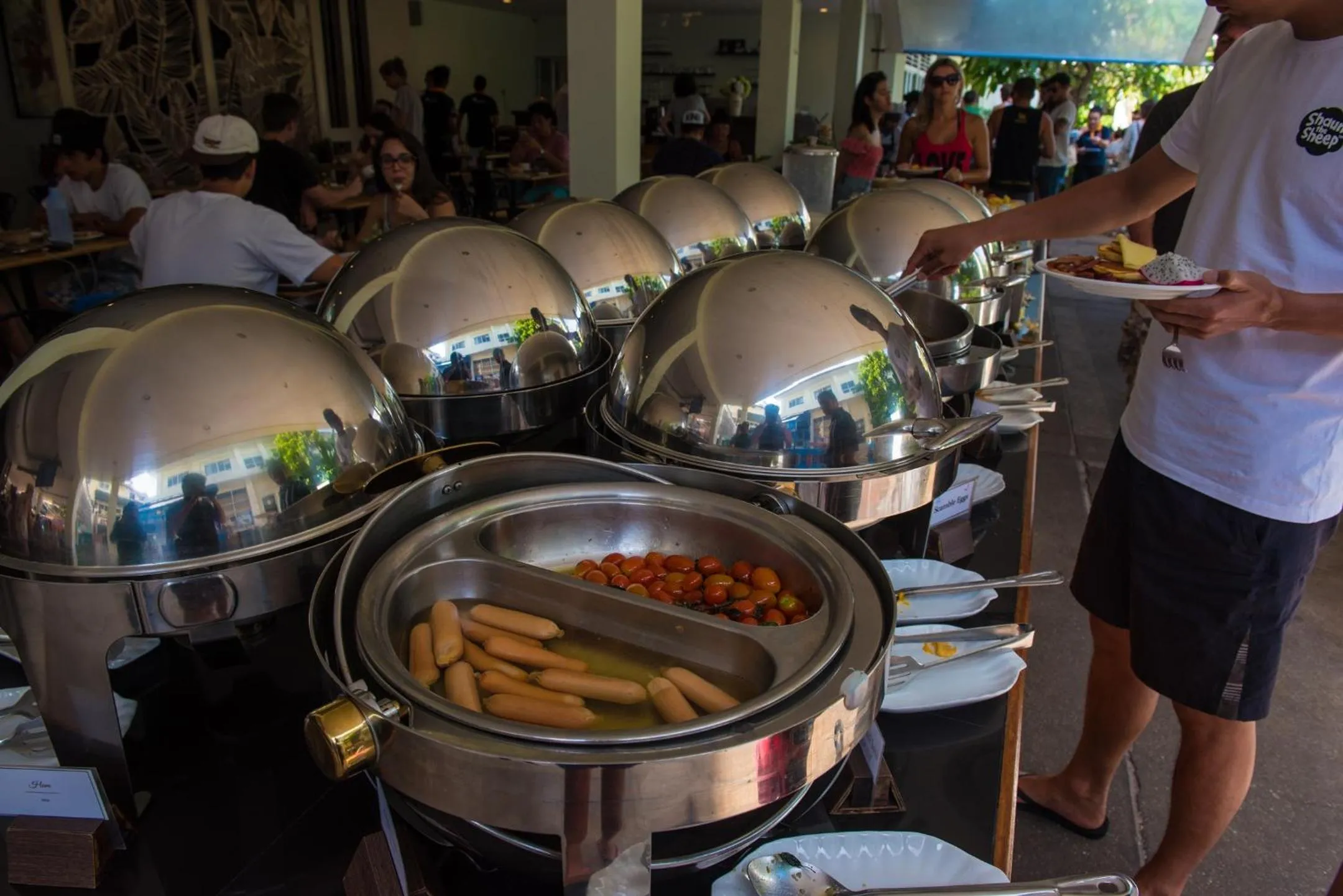 American breakfast in PP Charlie Beach Resort