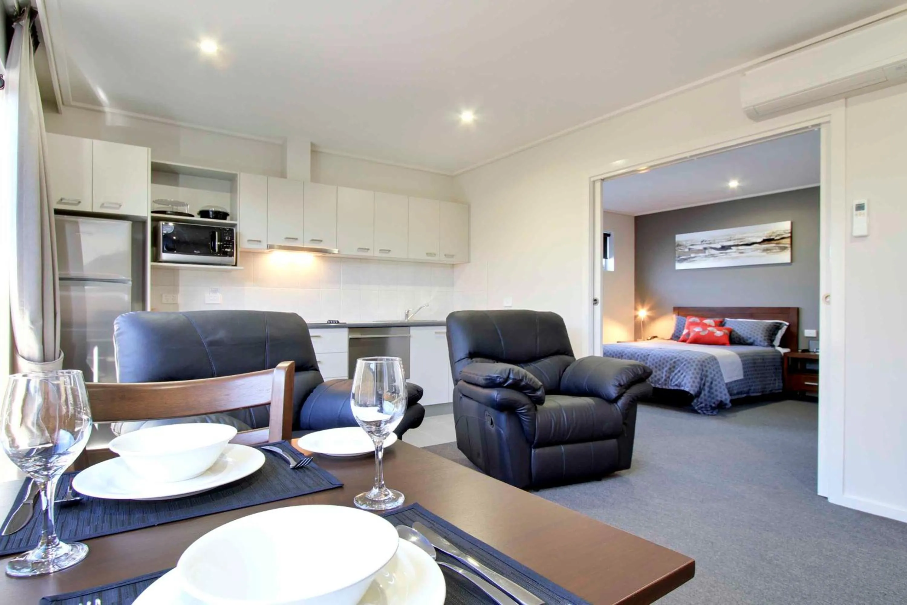 Living room in Bridges on Argyle