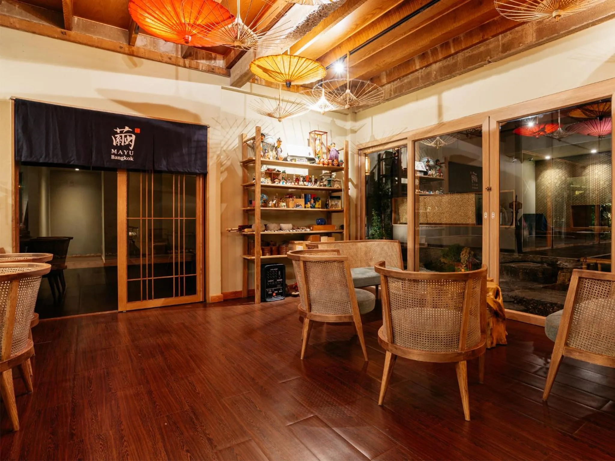 Living room in MAYU Bangkok Japanese Style Hotel