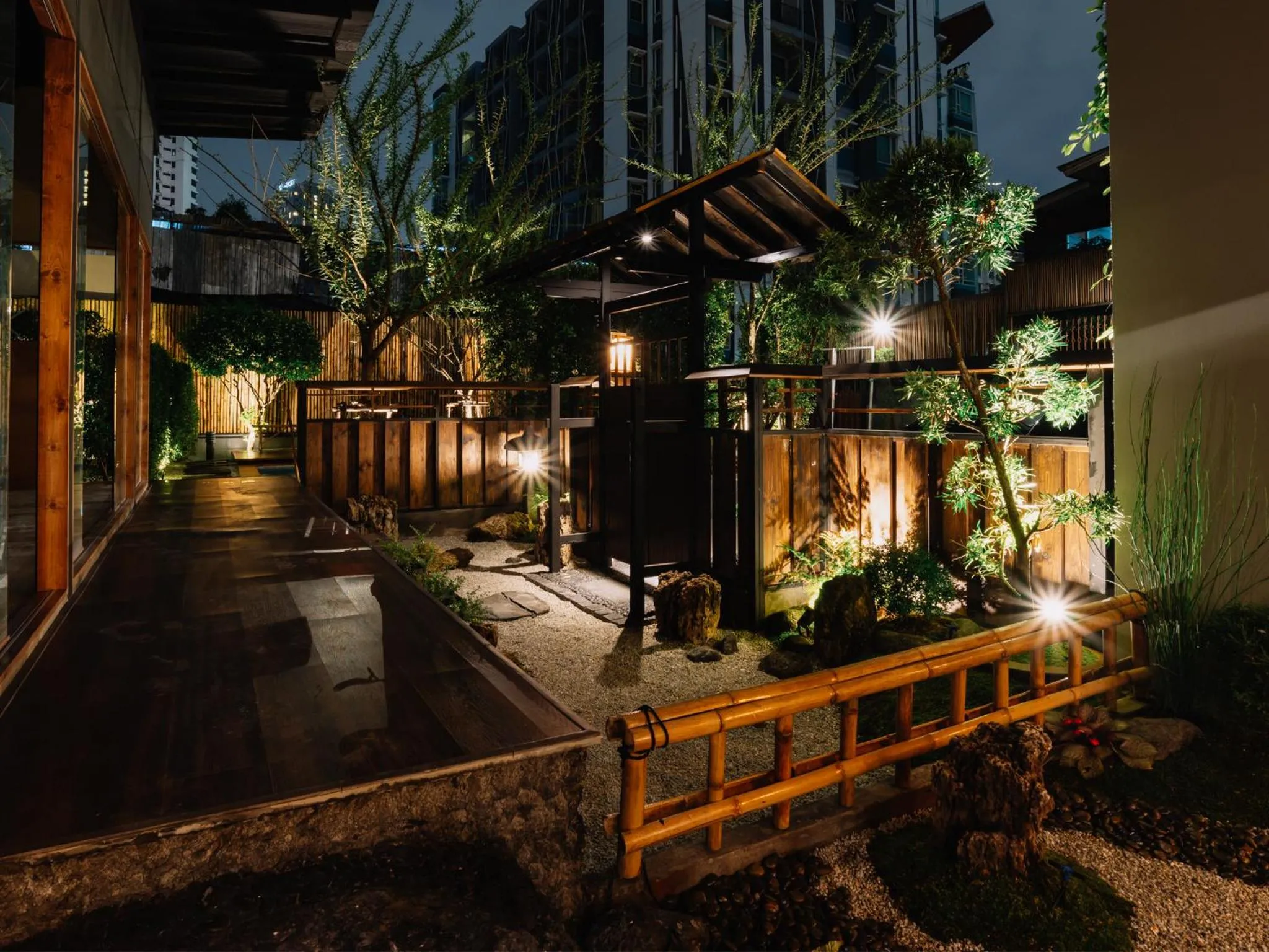 Swimming pool in MAYU Bangkok Japanese Style Hotel
