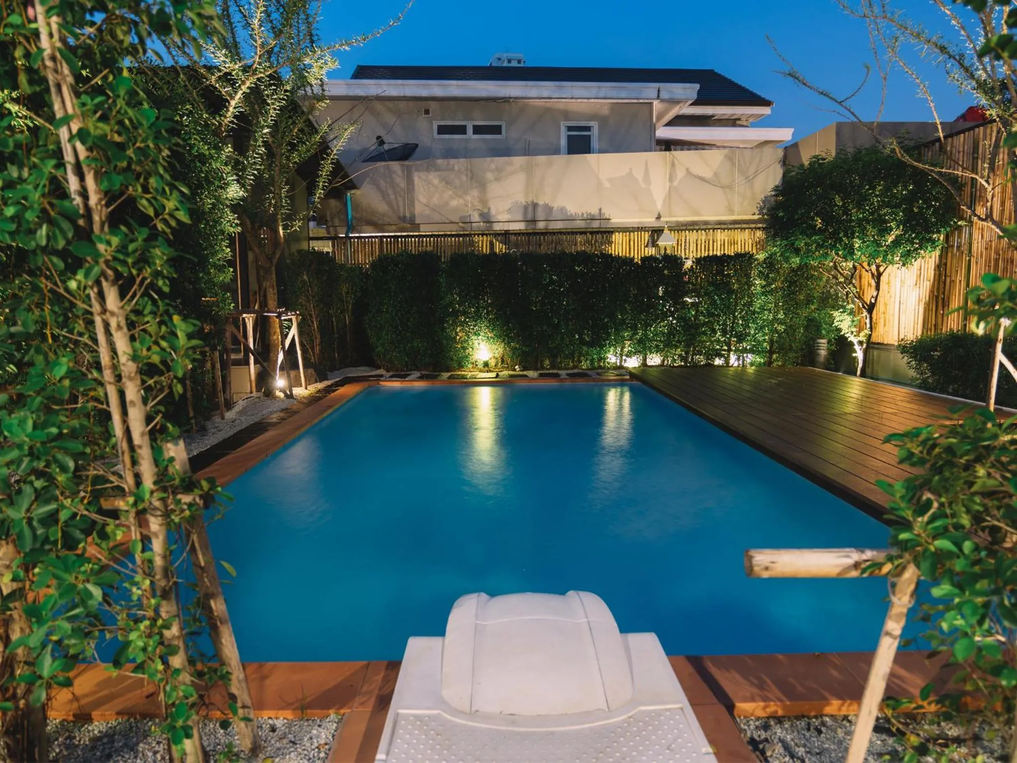 Swimming pool in MAYU Bangkok Japanese Style Hotel