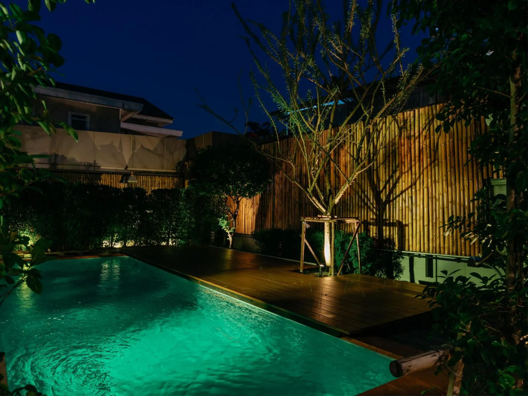 Swimming pool in MAYU Bangkok Japanese Style Hotel