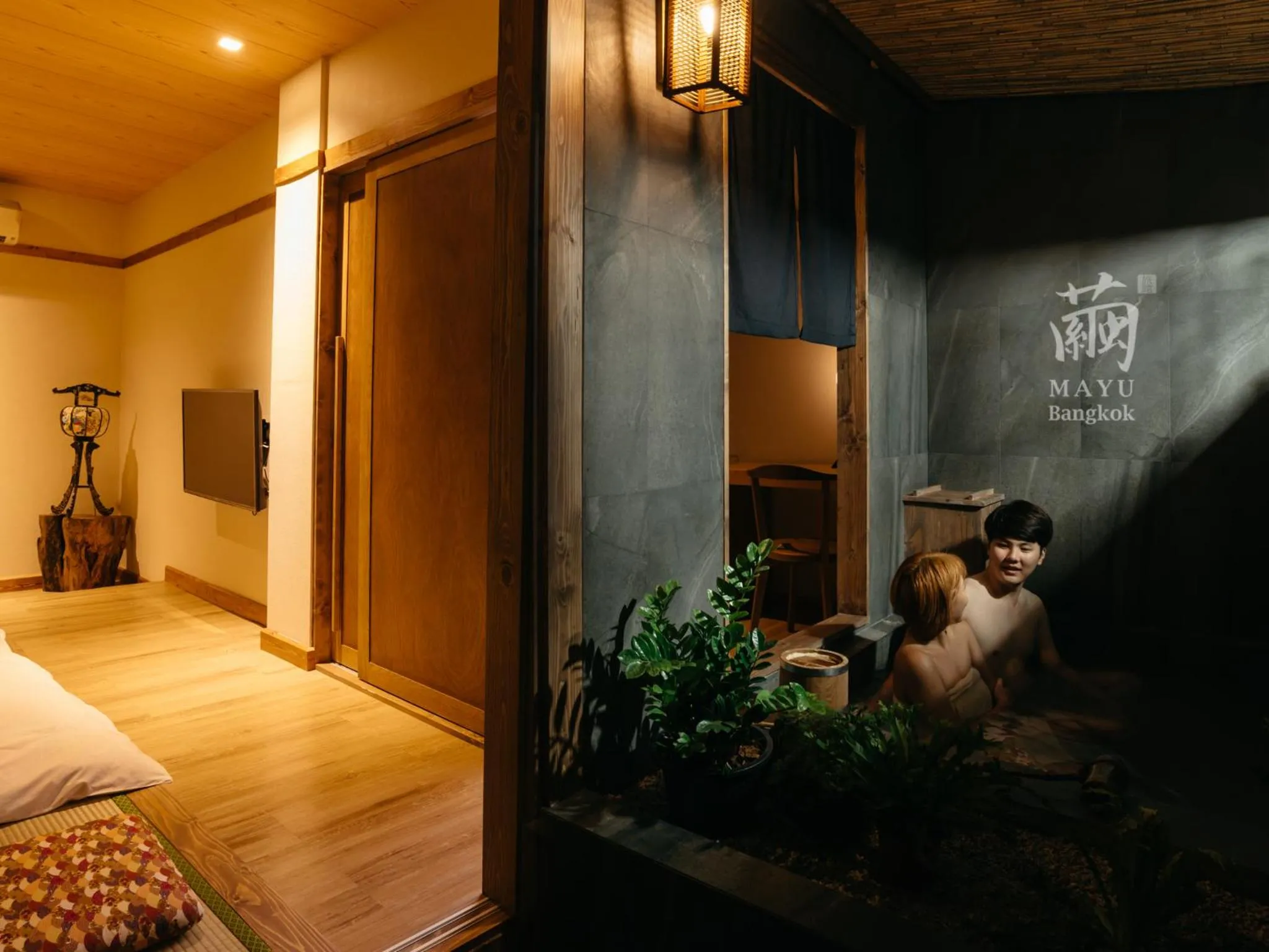 Family, Bed in MAYU Bangkok Japanese Style Hotel