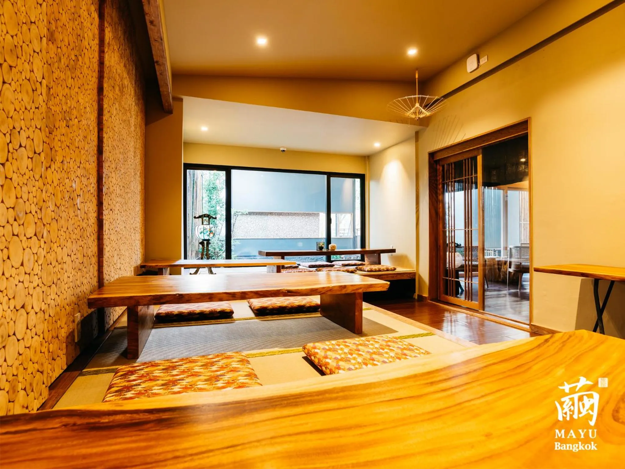 Living room in MAYU Bangkok Japanese Style Hotel