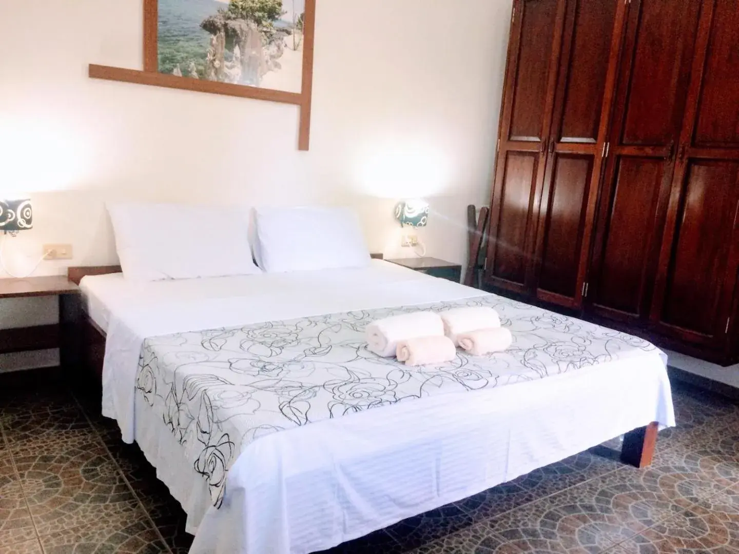 Bed in Meili Beach Resort Bed in Meili Beach Resort