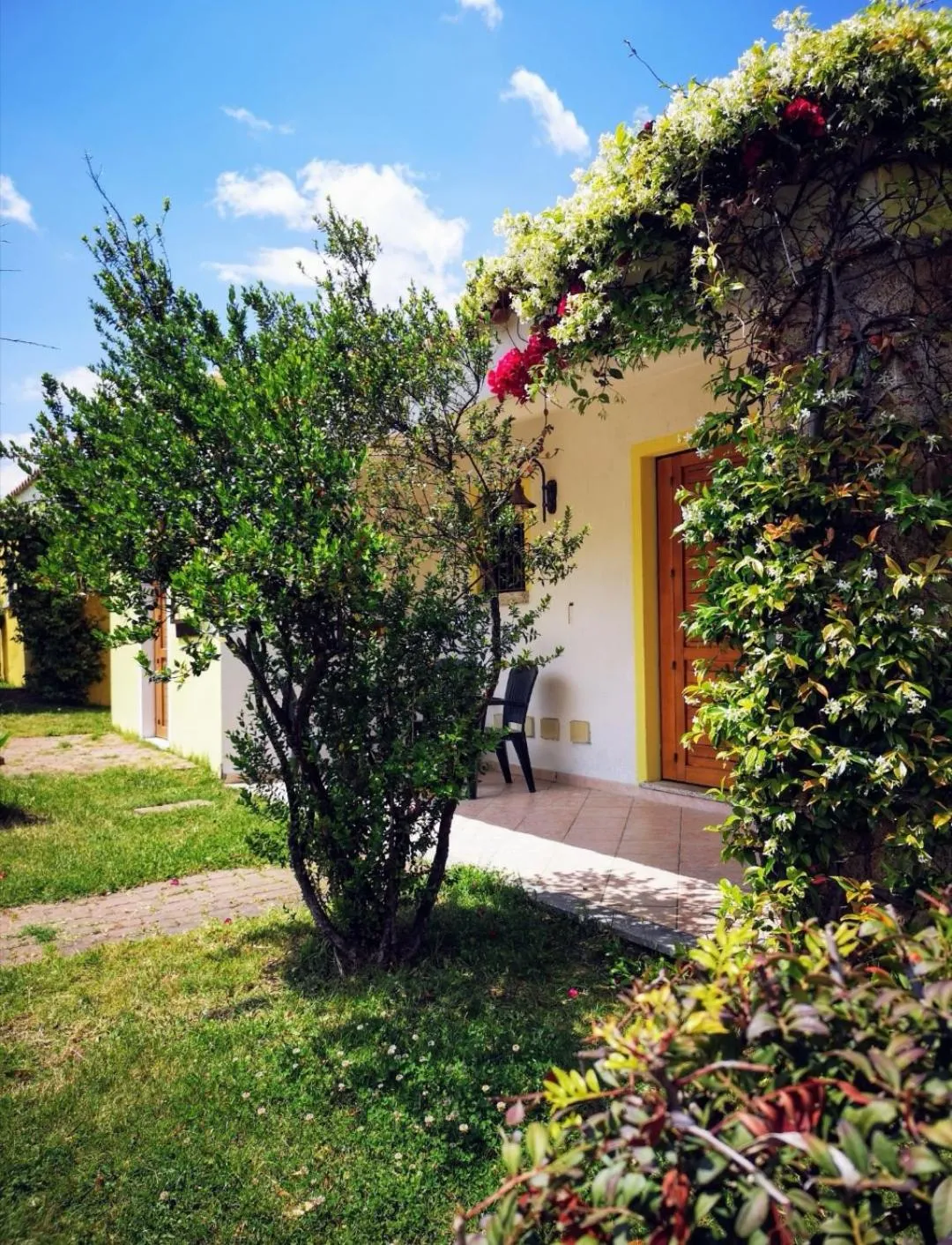 Patio in Hotel Cala Mirto