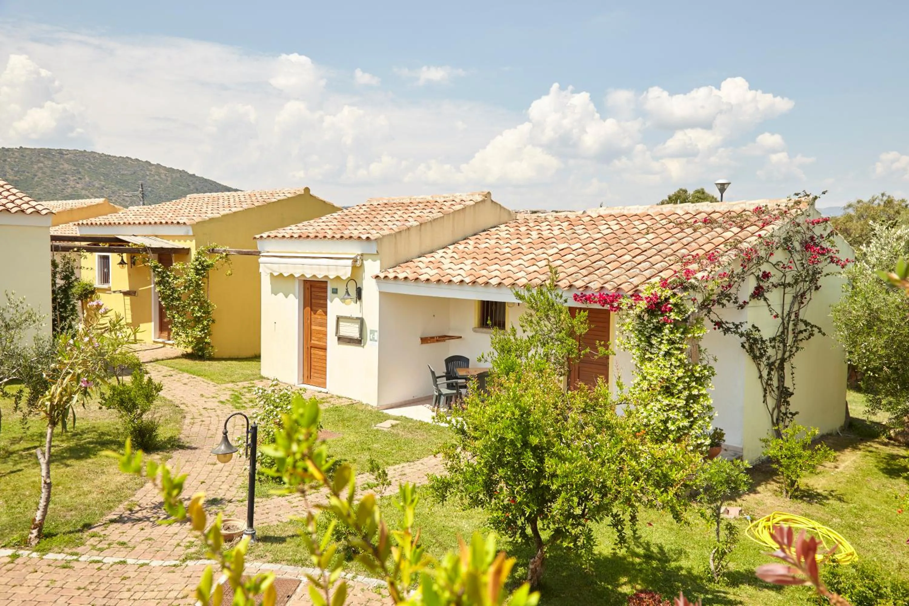 Garden view in Hotel Cala Mirto
