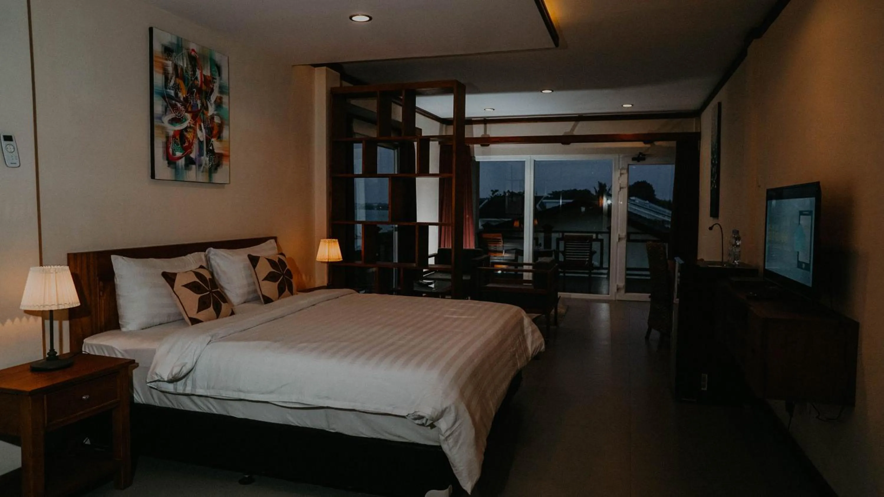 Bed in Seaview Beach Resort