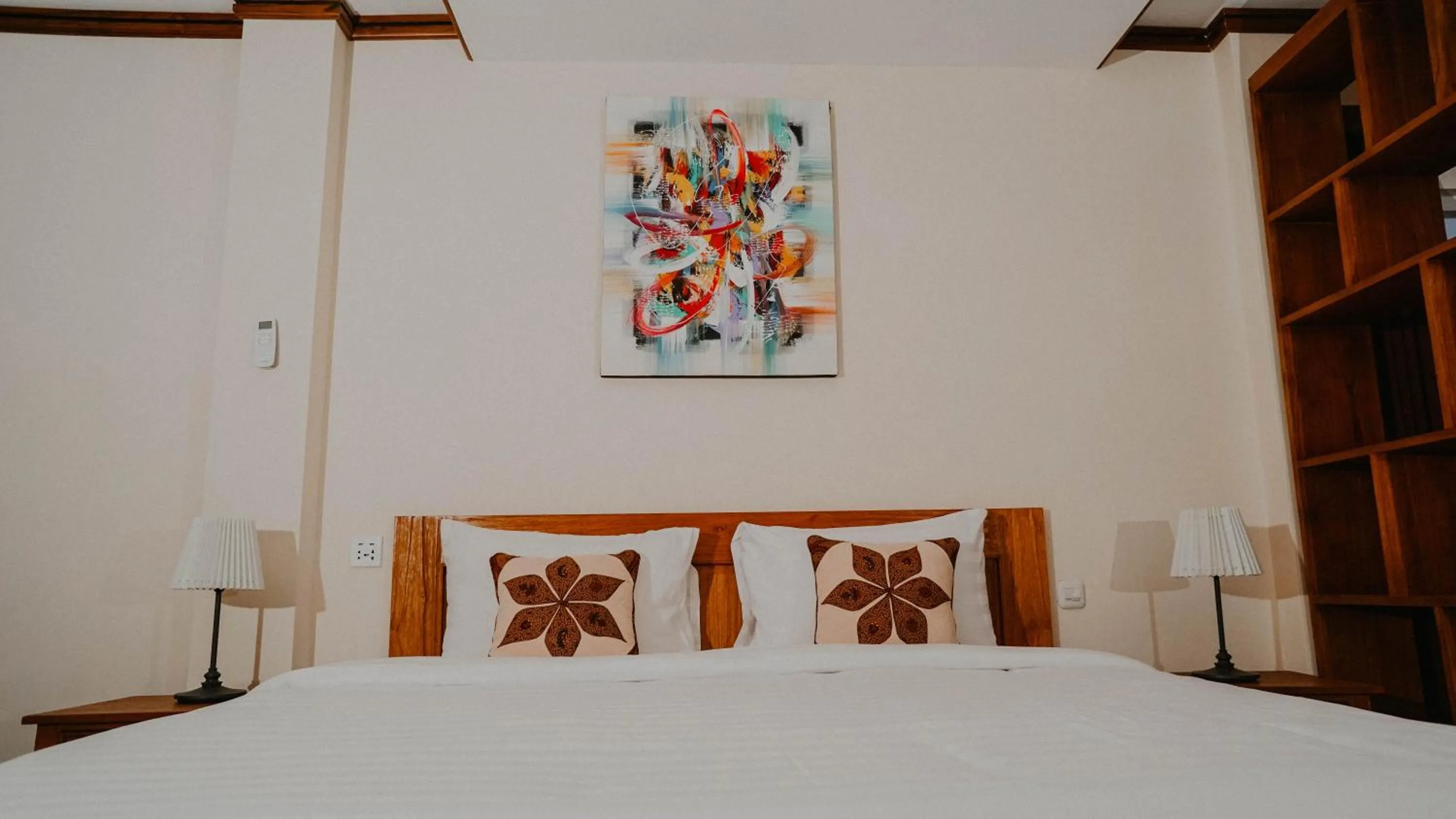 Bed in Seaview Beach Resort