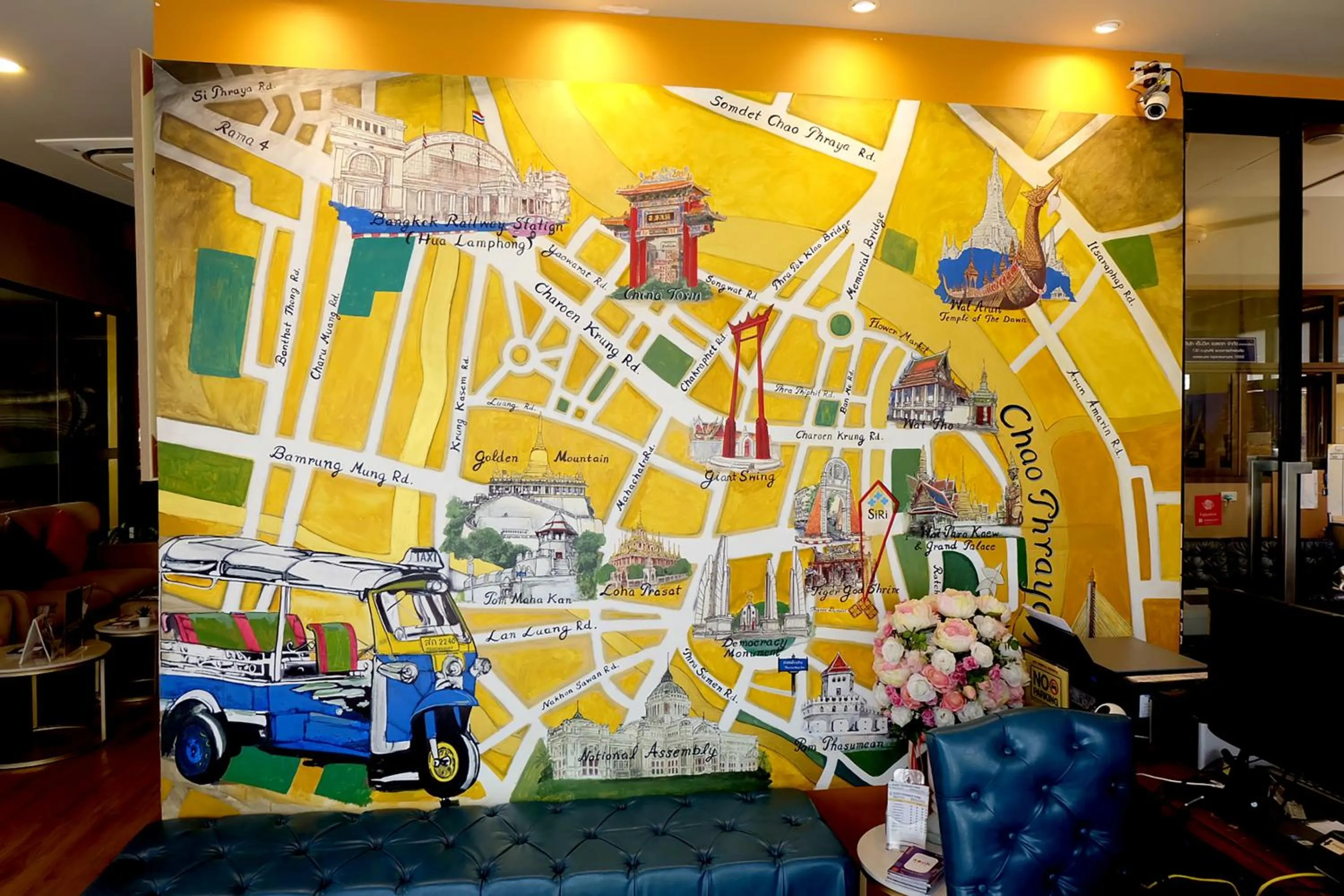 Lobby or reception in Siri Oriental Bangkok Hotel