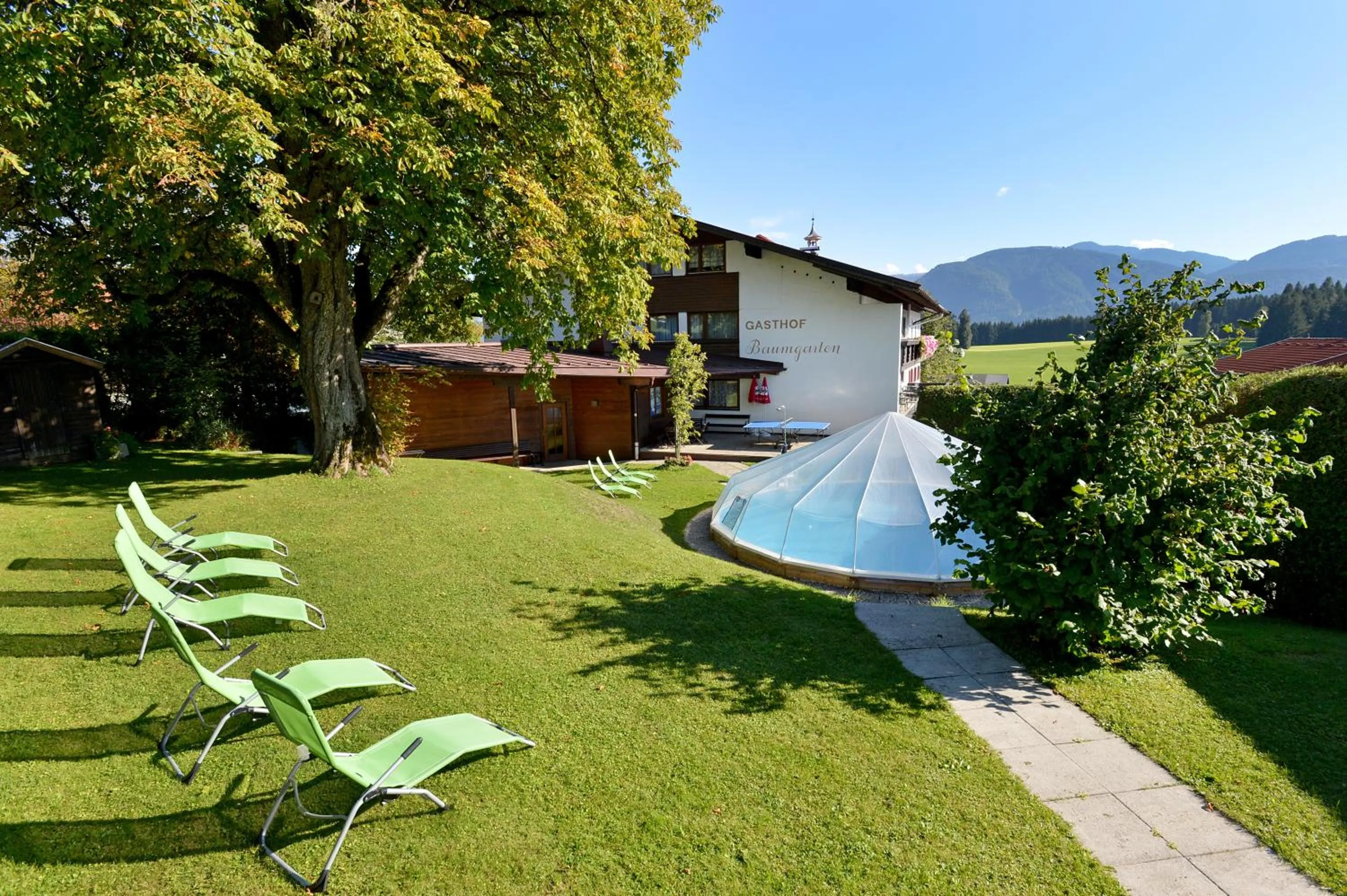 Swimming pool in Hotel Baumgarten & Chalet Baumgarten