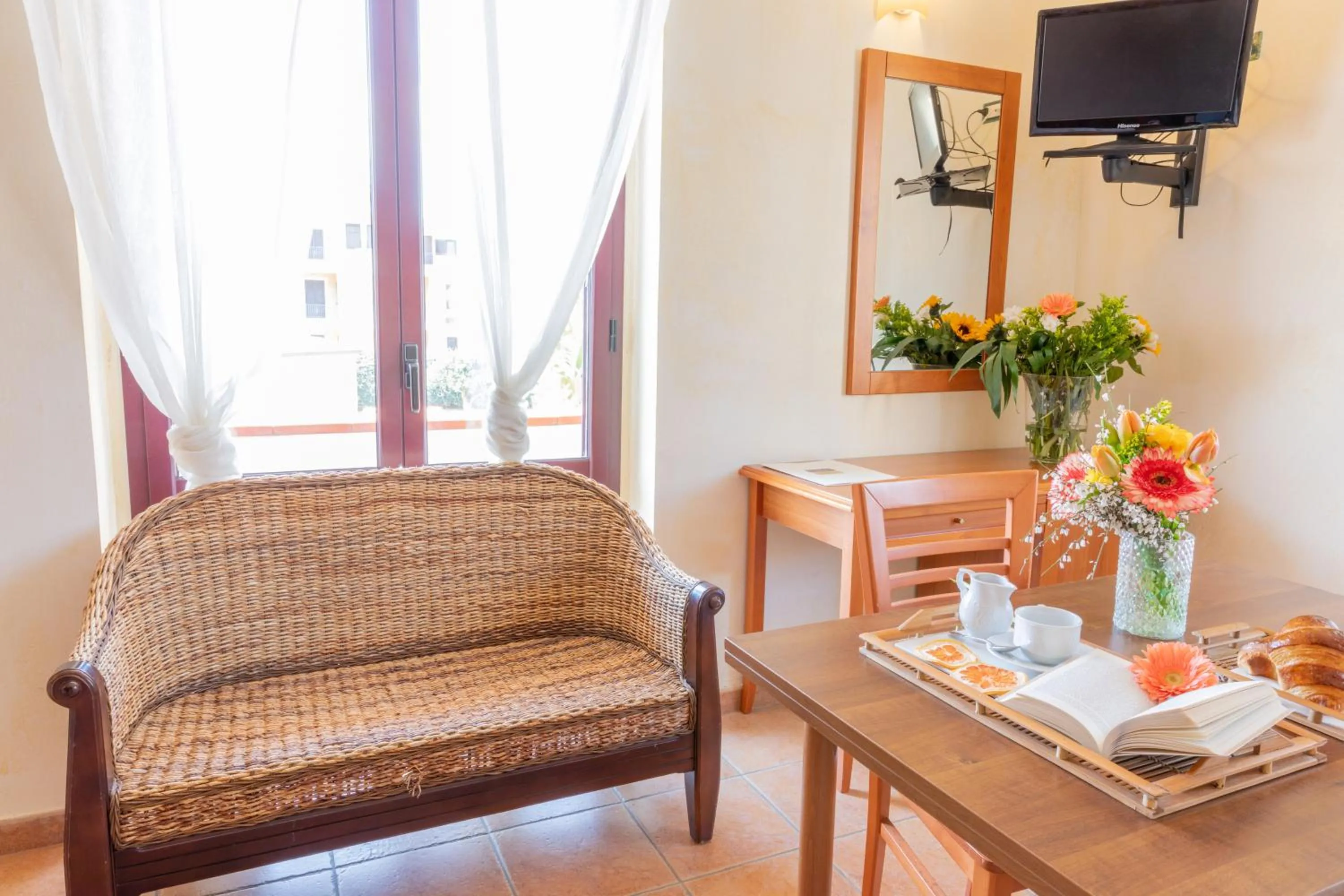 Seating area in B&B Puerto Seguro