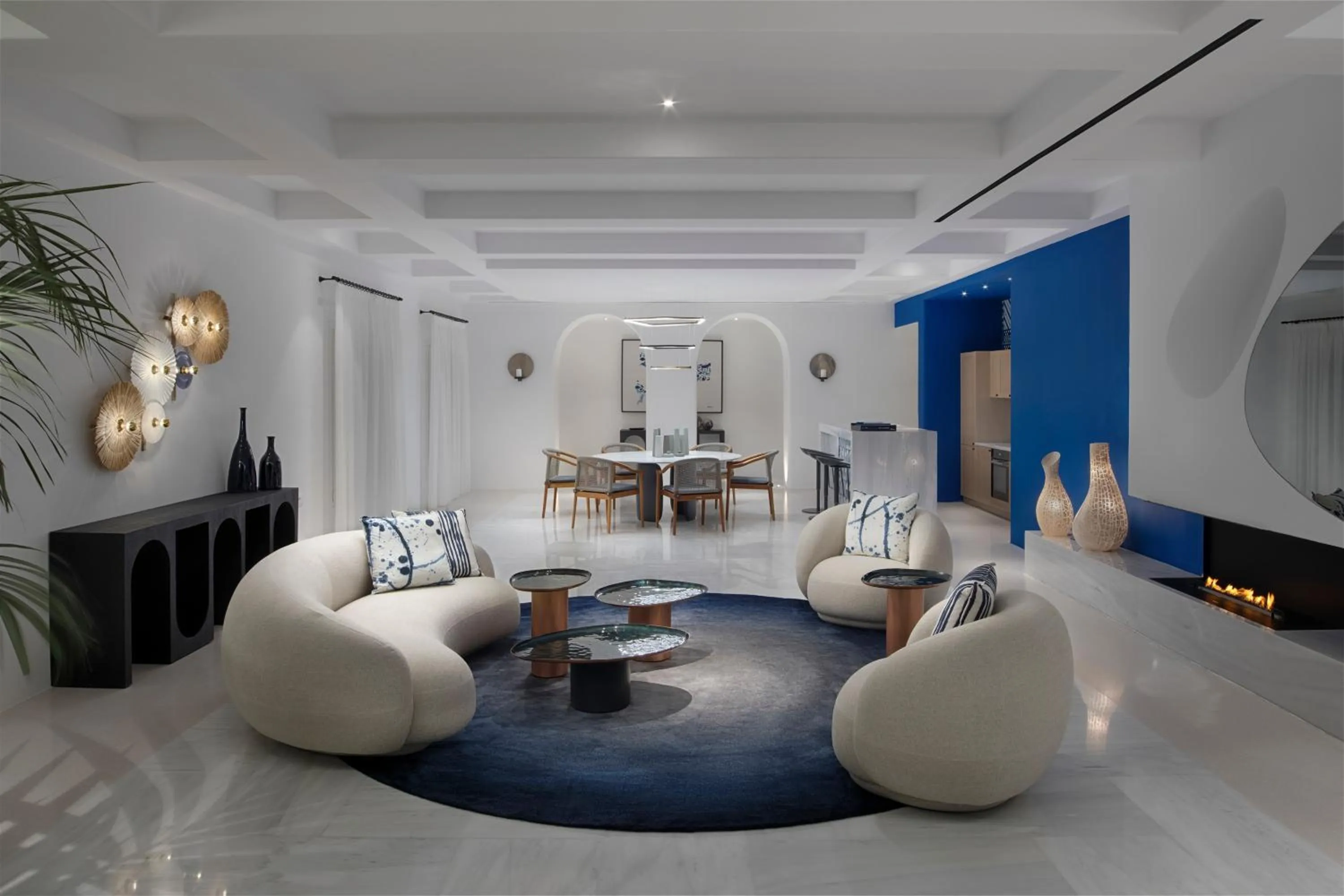 Living room in Mykonos Grand Hotel & Resort