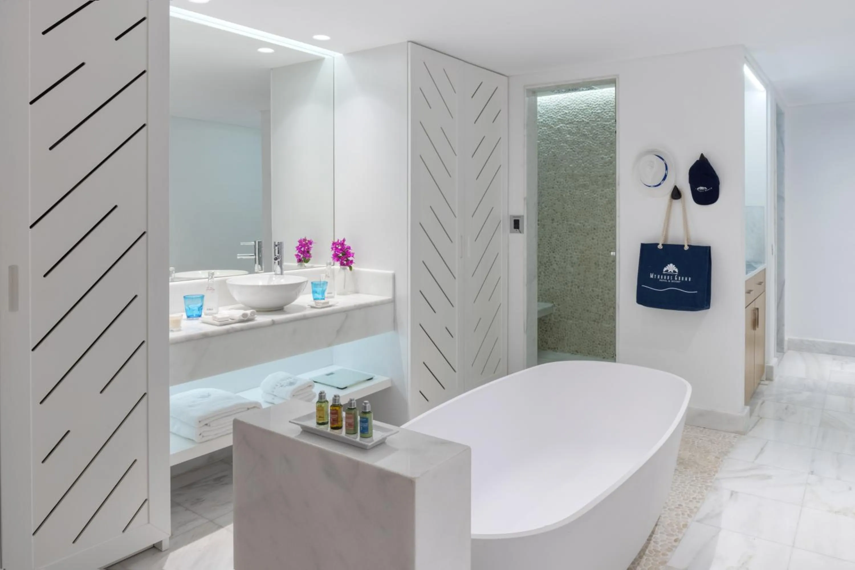 Bathroom in Mykonos Grand Hotel & Resort