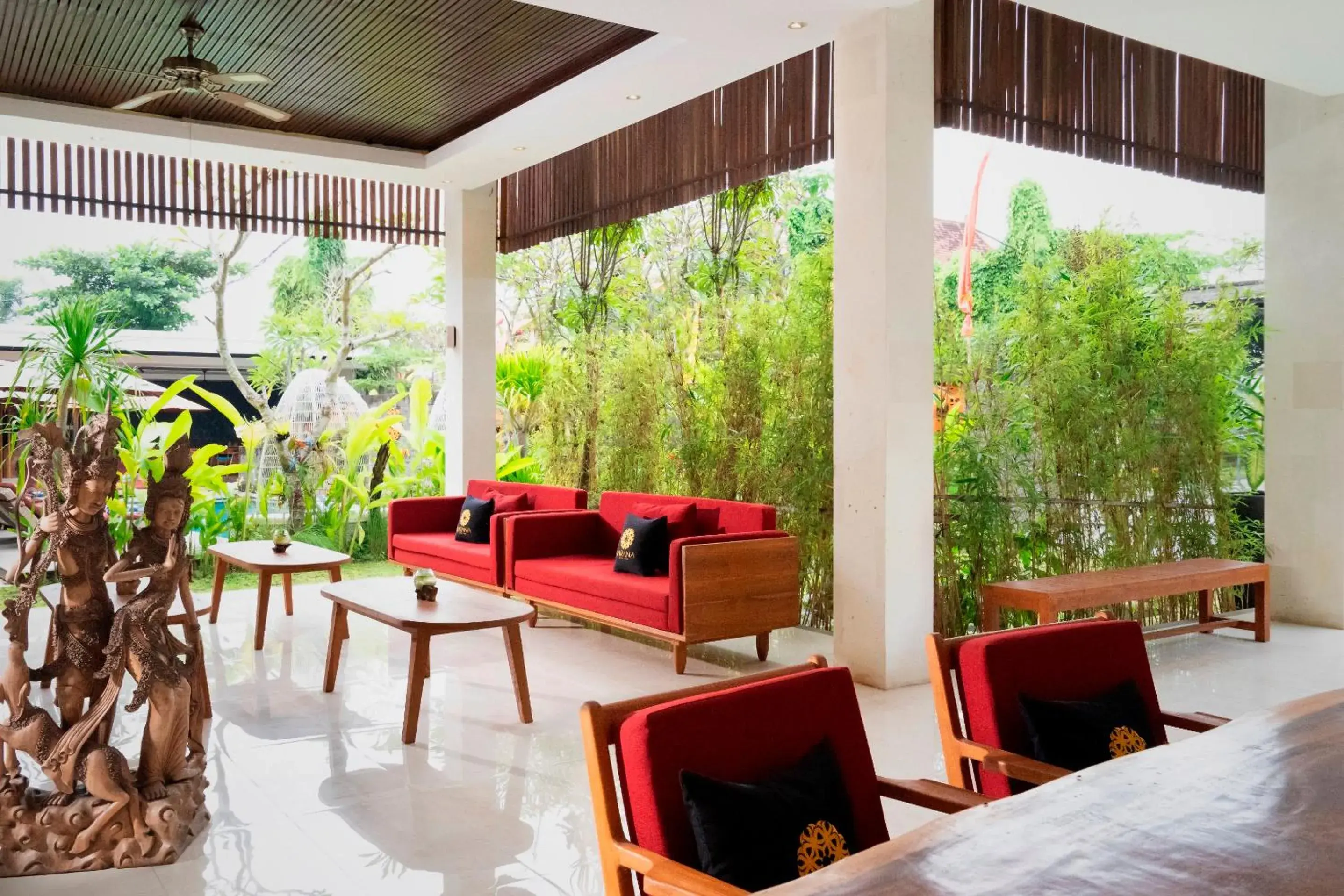 Lobby or reception in Freddies Resort & Villas Ubud by Kanaya Hospitality Lobby or reception in Freddies Resort & Villas Ubud by Kanaya Hospitality