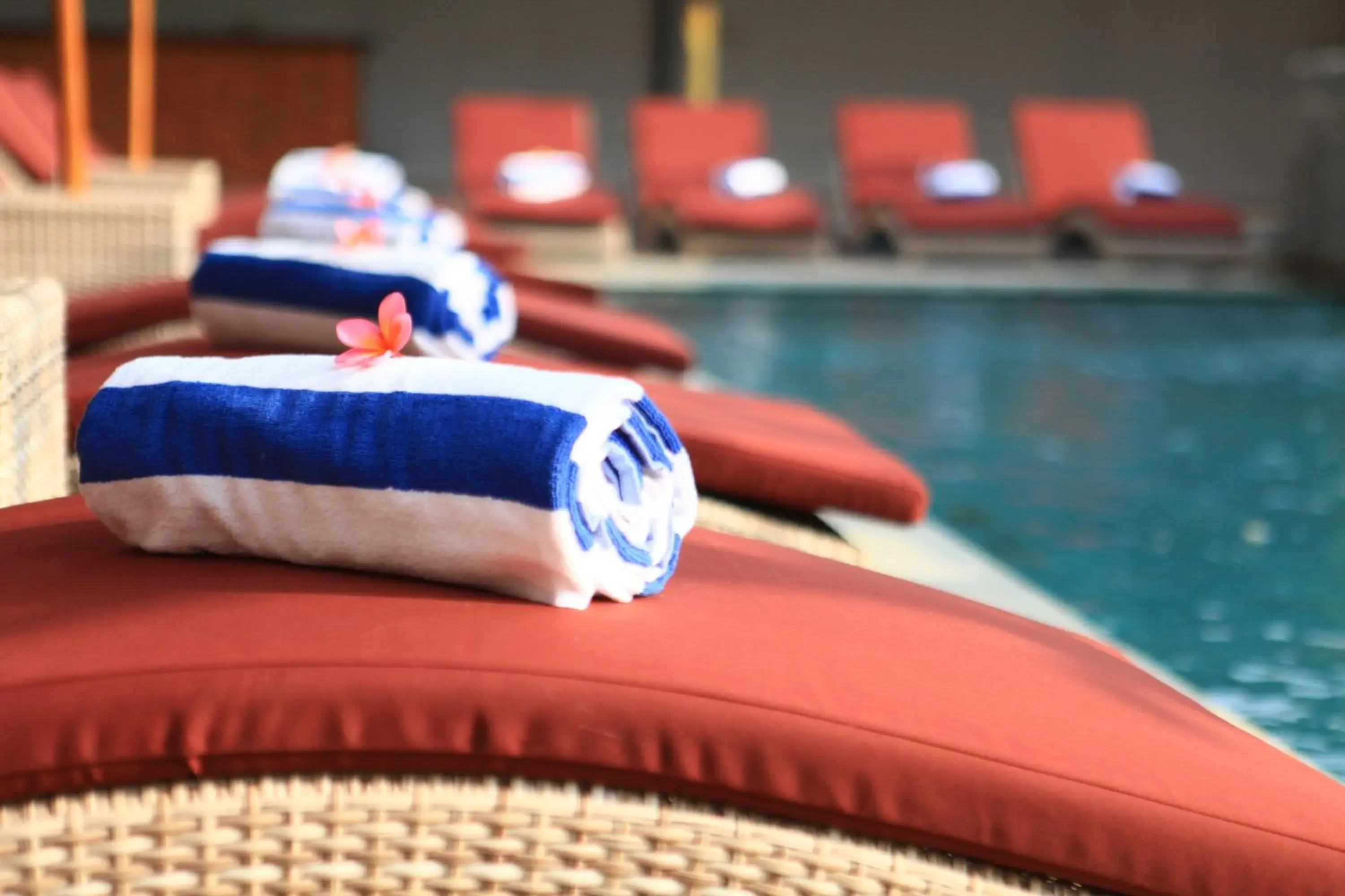 Swimming pool in Freddies Resort & Villas Ubud by Kanaya Hospitality Swimming pool in Freddies Resort & Villas Ubud by Kanaya Hospitality