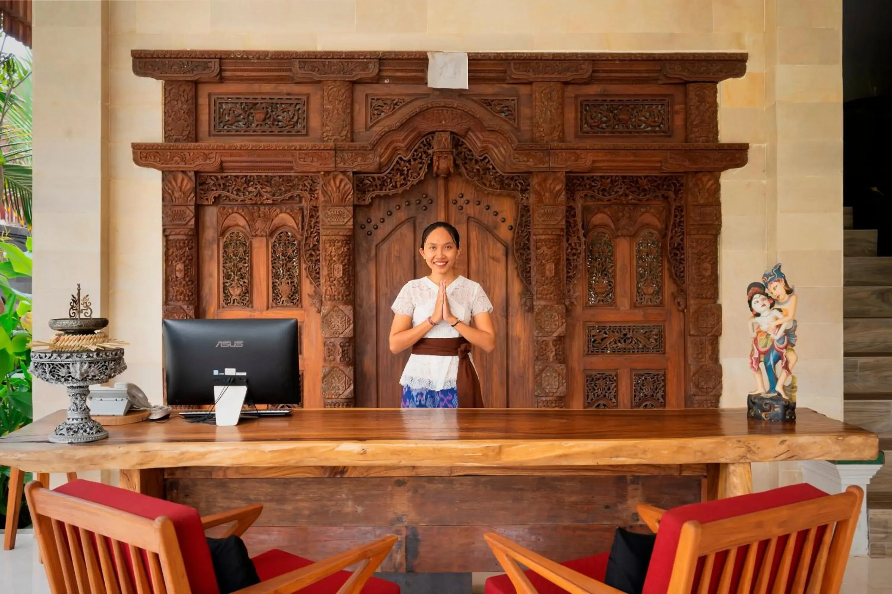 Lobby or reception in Freddies Resort & Villas Ubud by Kanaya Hospitality Lobby or reception in Freddies Resort & Villas Ubud by Kanaya Hospitality