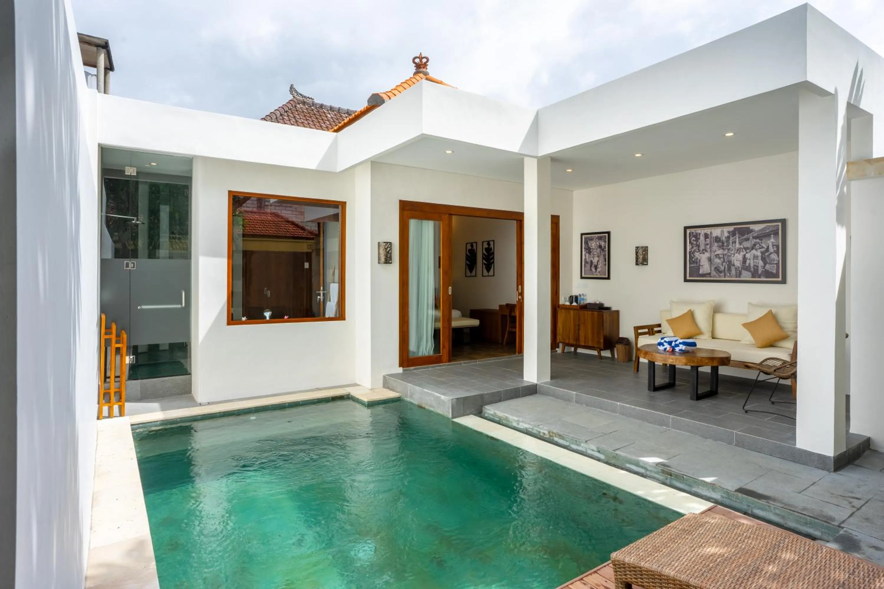 Pool view in Freddies Resort & Villas Ubud by Kanaya Hospitality