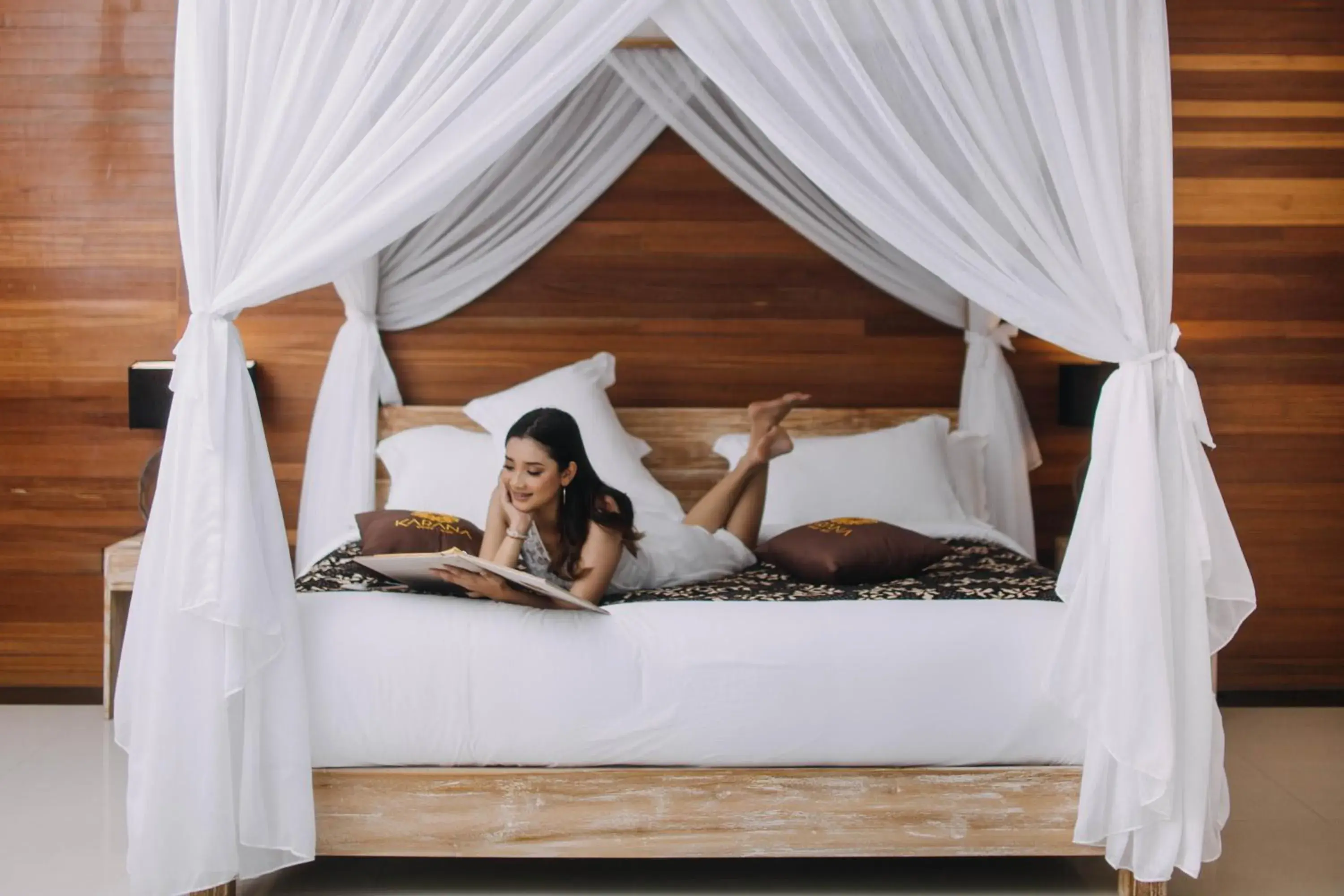 Bed in Freddies Resort & Villas Ubud by Kanaya Hospitality Bed in Freddies Resort & Villas Ubud by Kanaya Hospitality