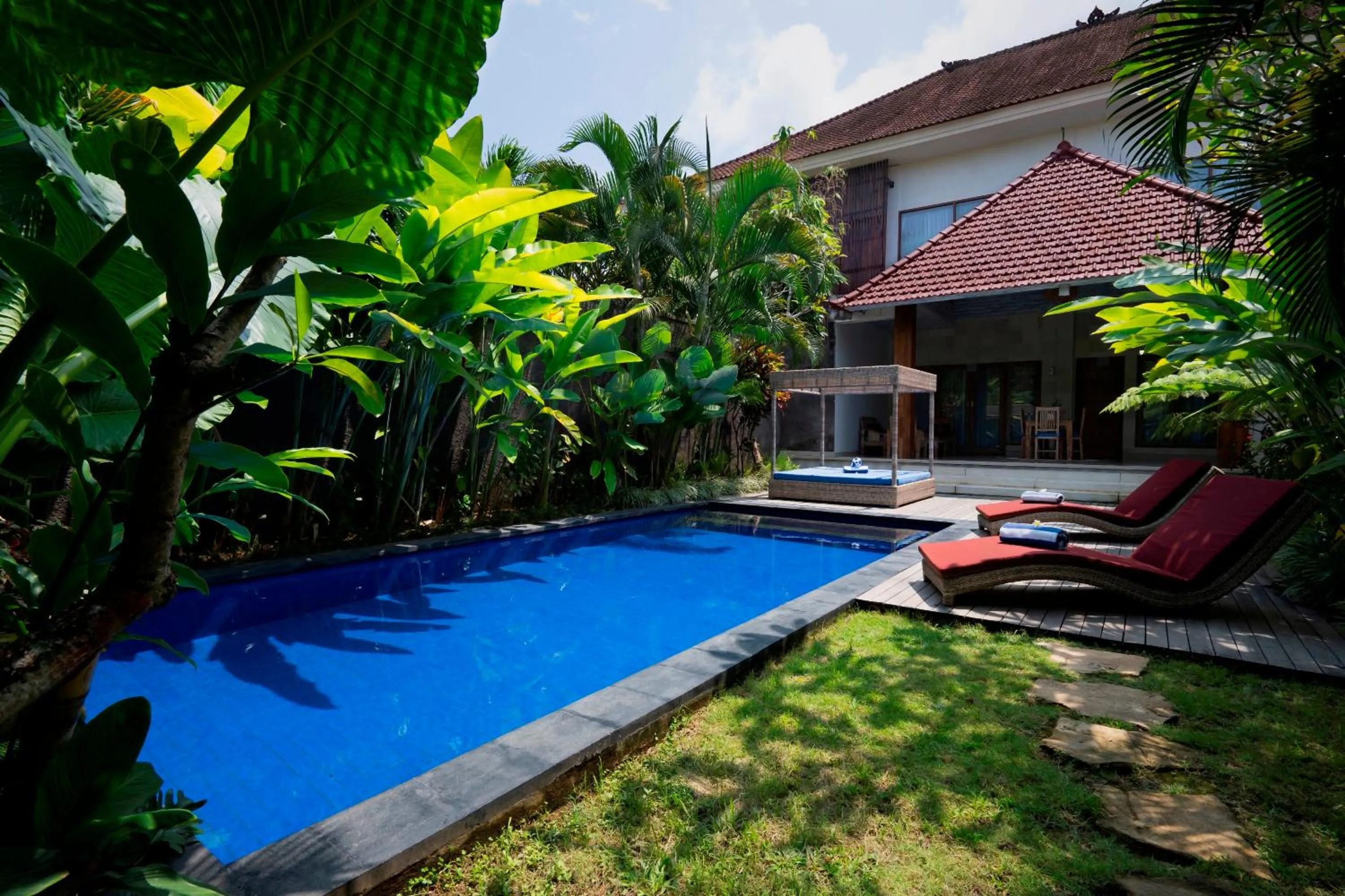 Pool view in Freddies Resort & Villas Ubud by Kanaya Hospitality