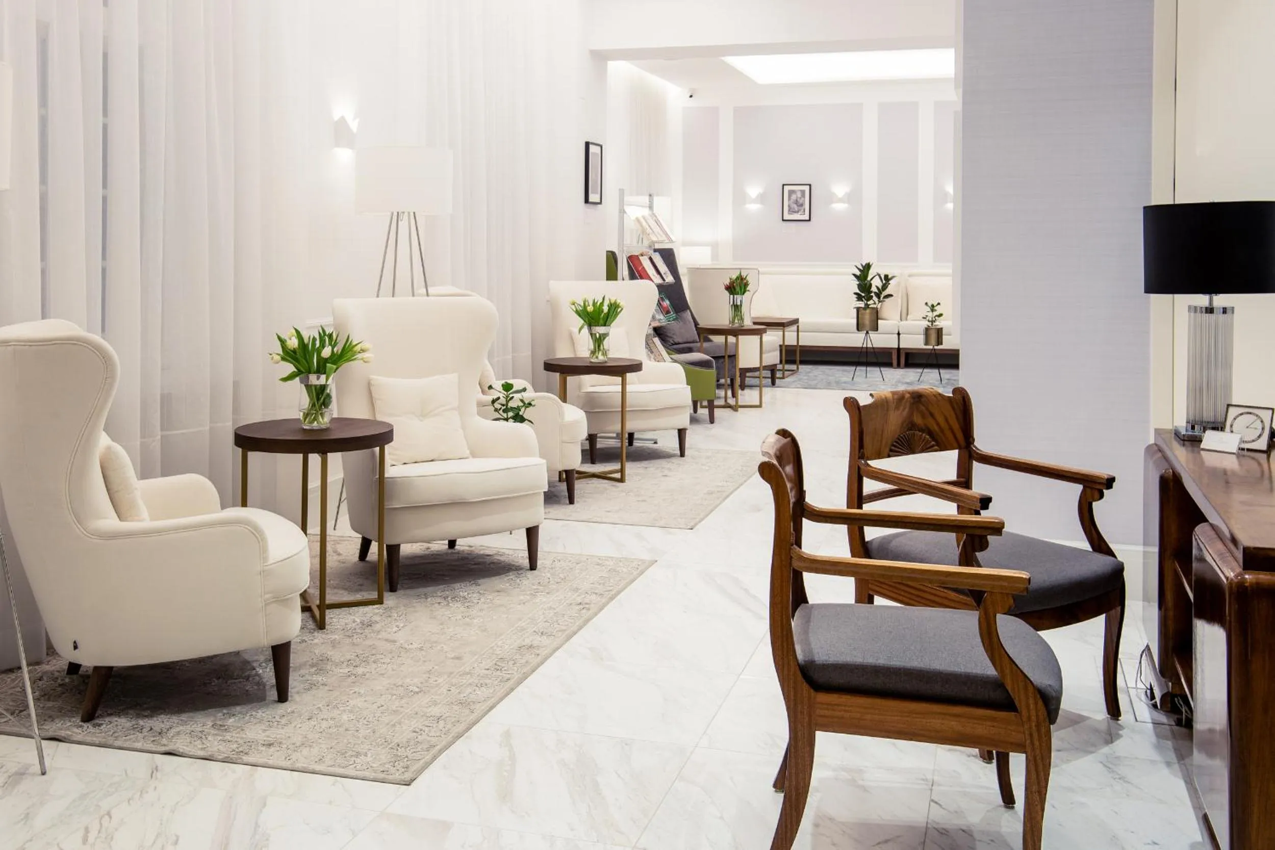 Seating area in Pałac Komierowo