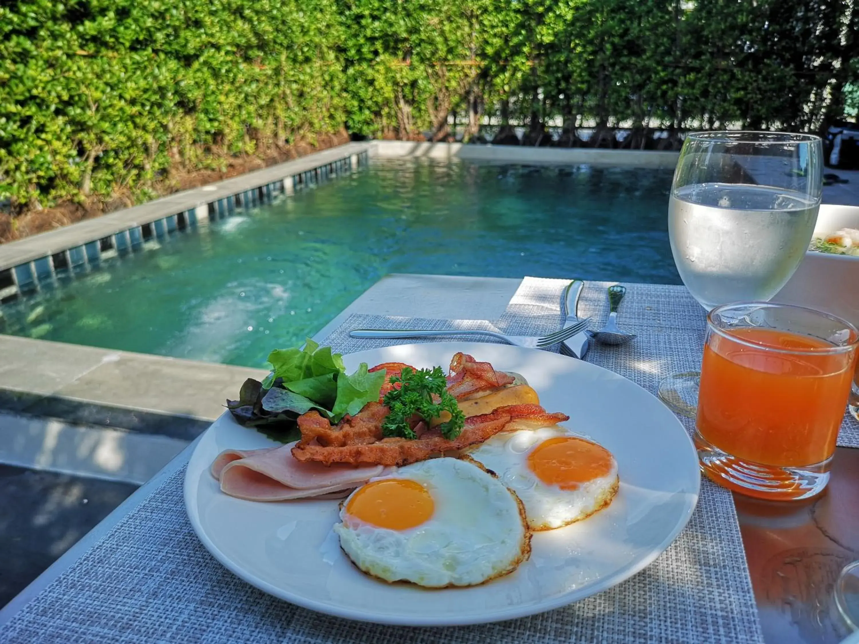 American breakfast in T Villas Hua Hin American breakfast in T Villas Hua Hin