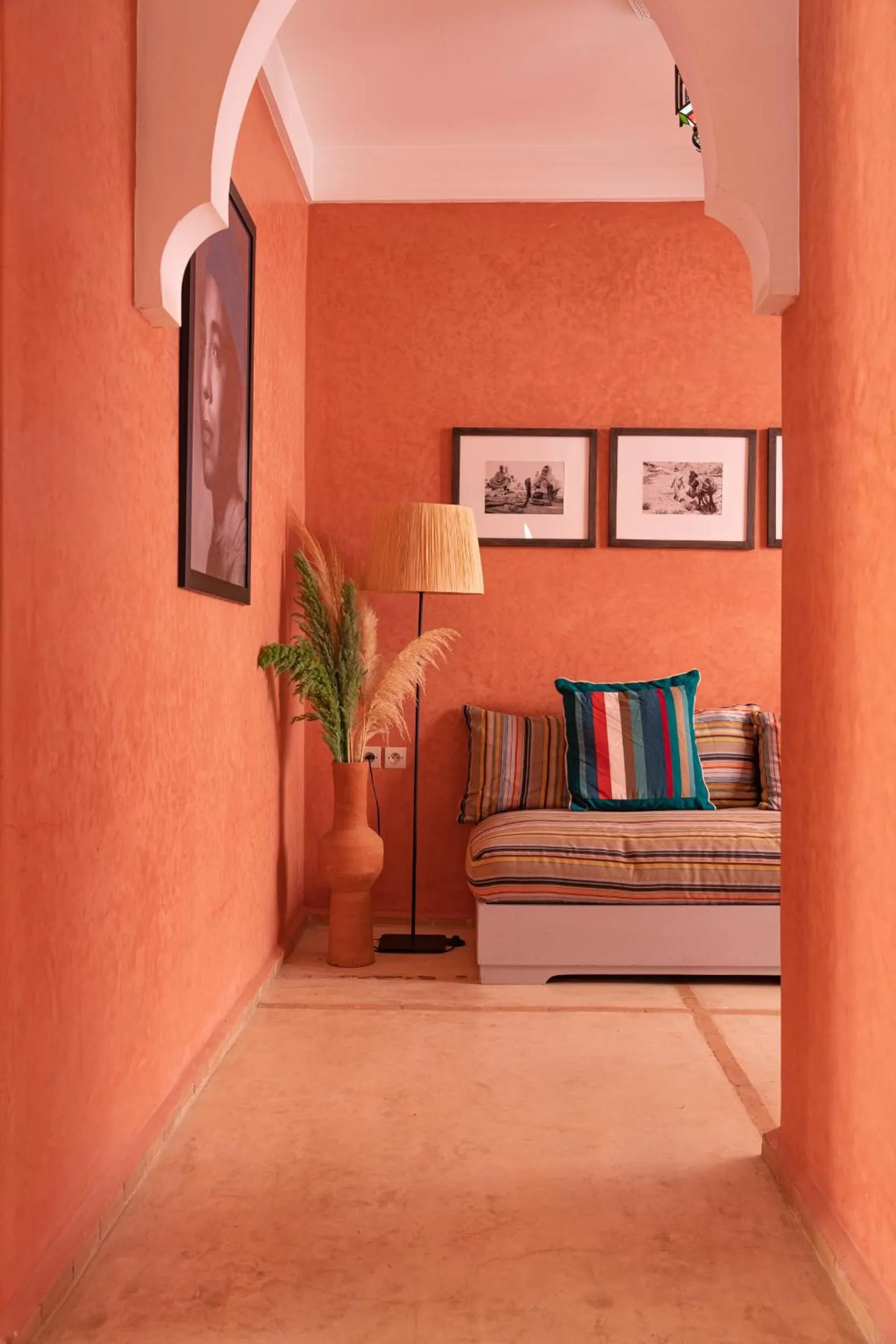 Living room in Riad l'Oiseau du Paradis